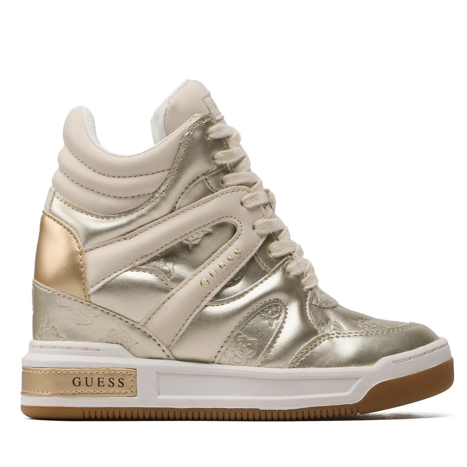Guess Сникърси Lisa FL5LIS FAL12 Златист - Pepit.bg