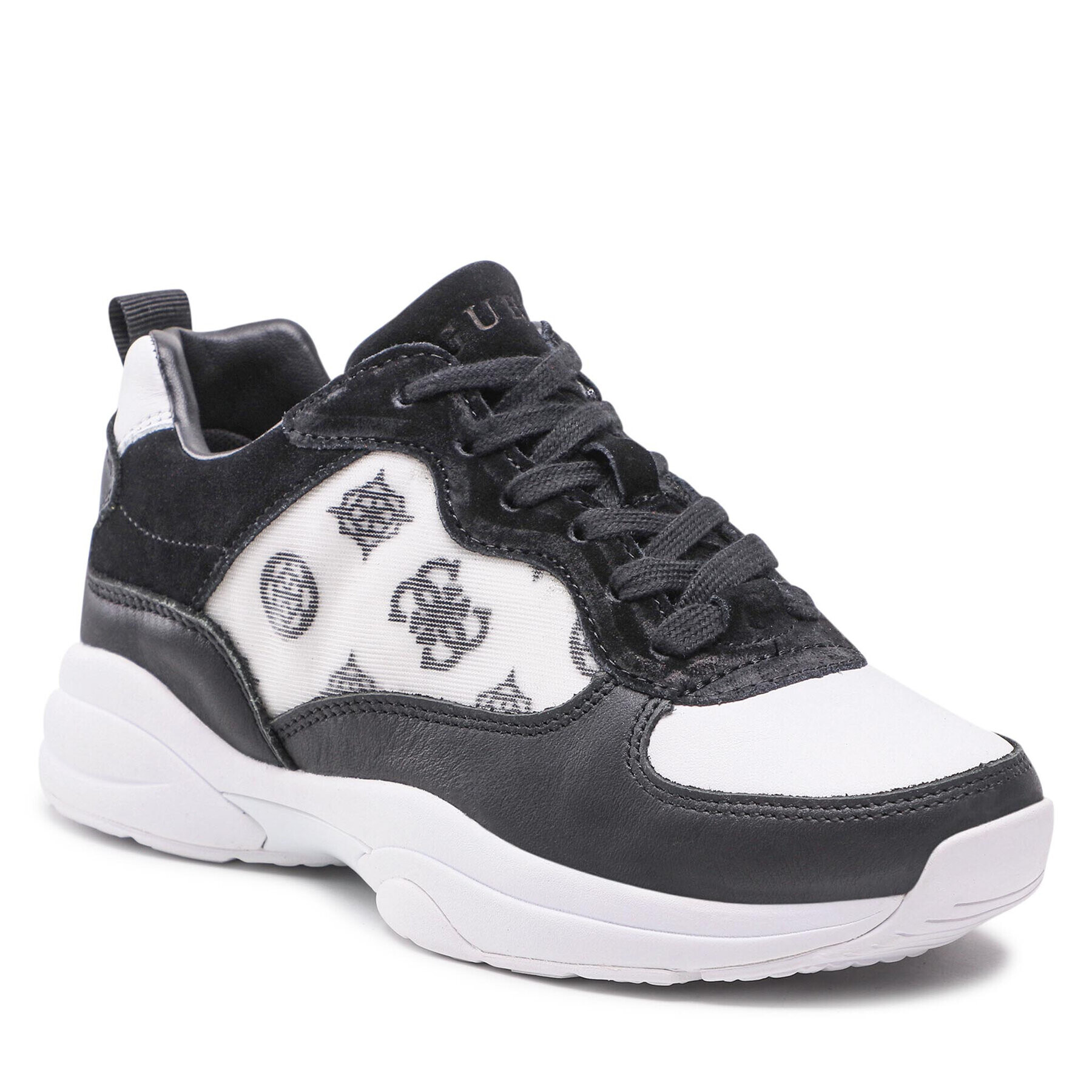Guess Сникърси Luckee2 FL6LCK FAL12 Черен - Pepit.bg