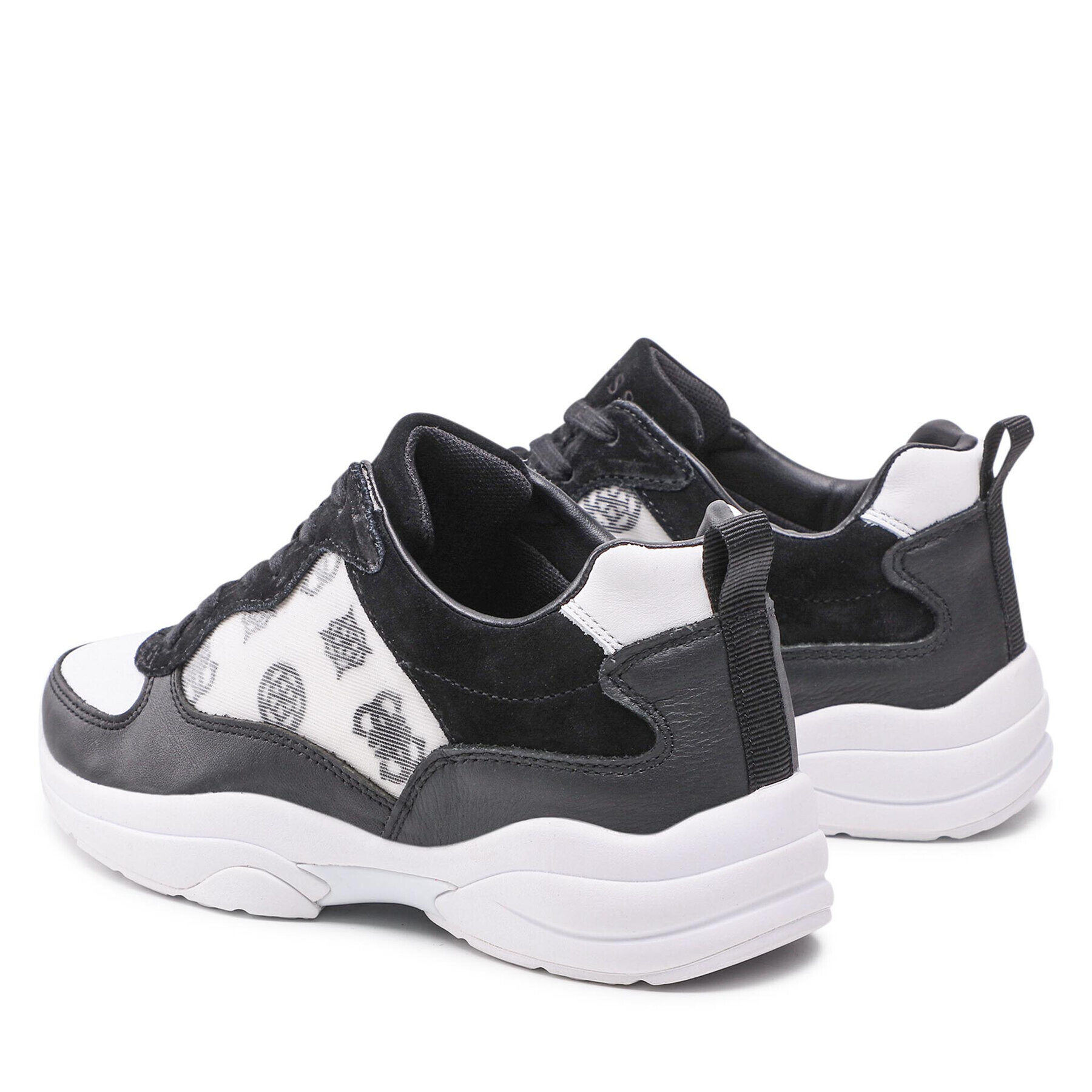 Guess Сникърси Luckee2 FL6LCK FAL12 Черен - Pepit.bg
