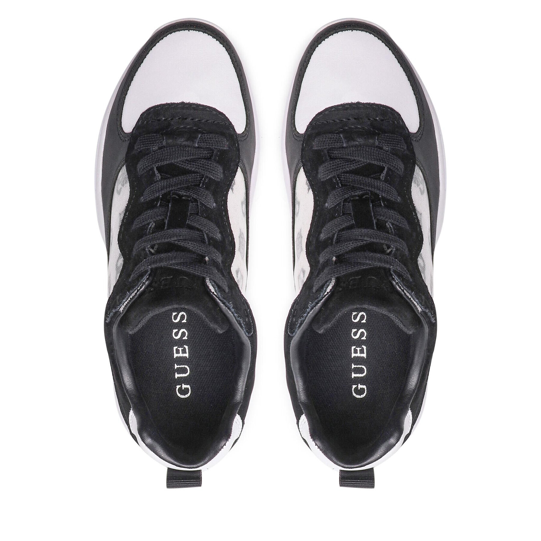 Guess Сникърси Luckee2 FL6LCK FAL12 Черен - Pepit.bg