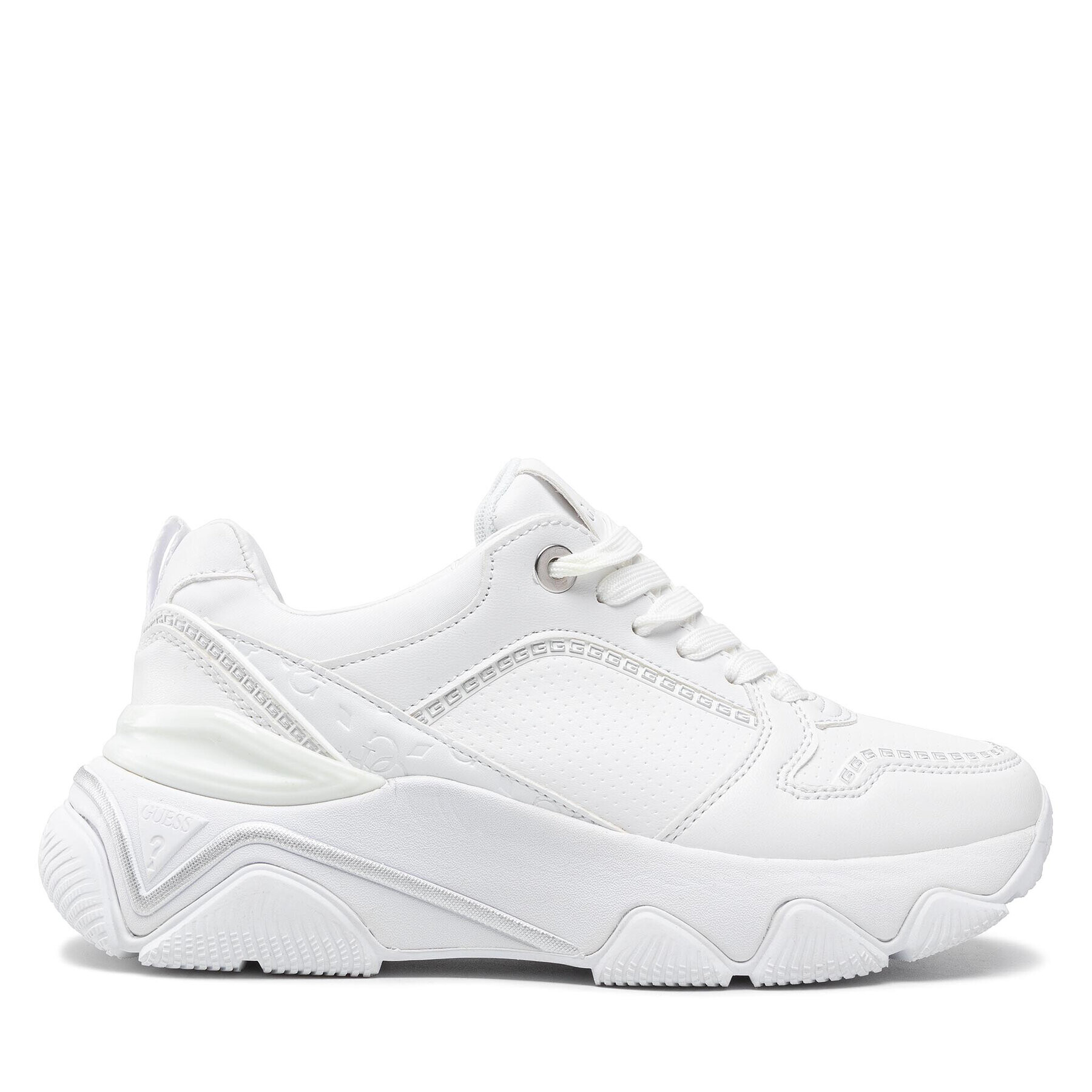 Guess Сникърси Mags FL5MGS ELE12 Бял - Pepit.bg