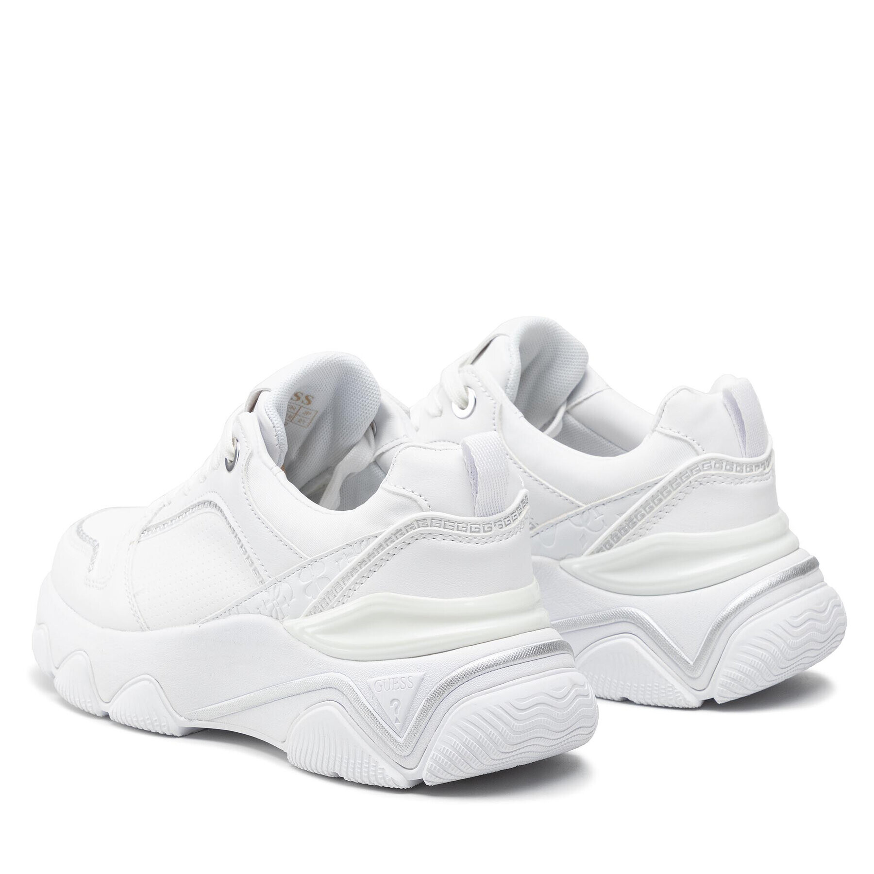 Guess Сникърси Mags FL5MGS ELE12 Бял - Pepit.bg