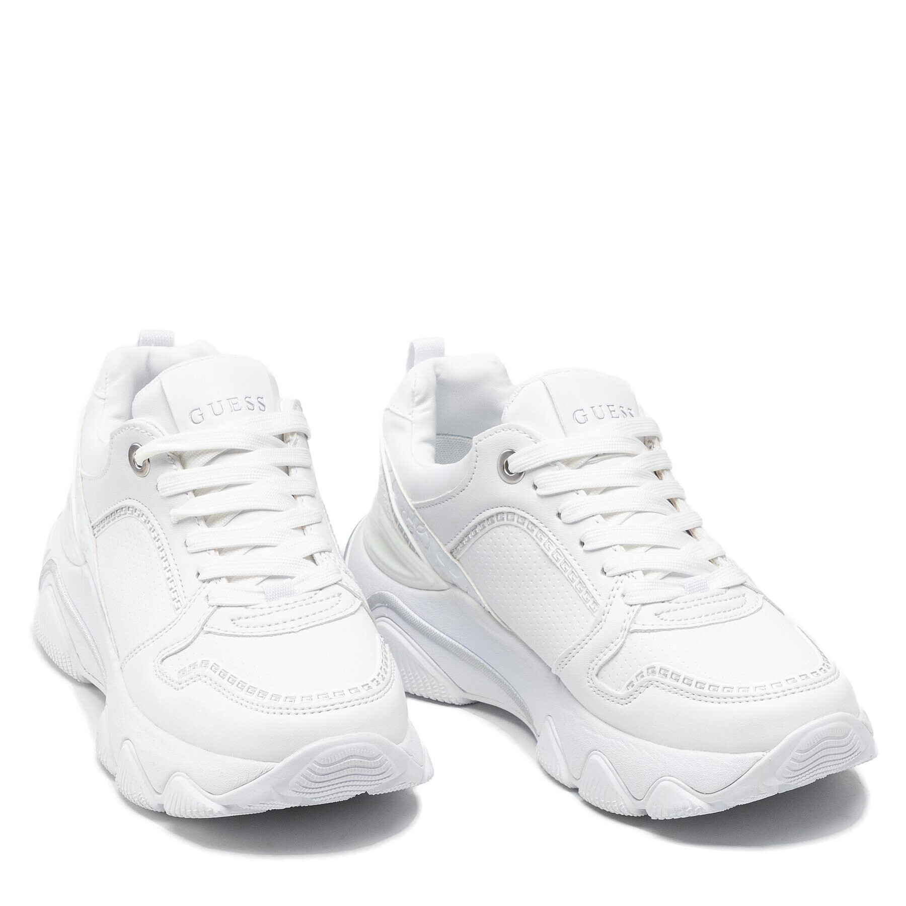 Guess Сникърси Mags FL5MGS ELE12 Бял - Pepit.bg