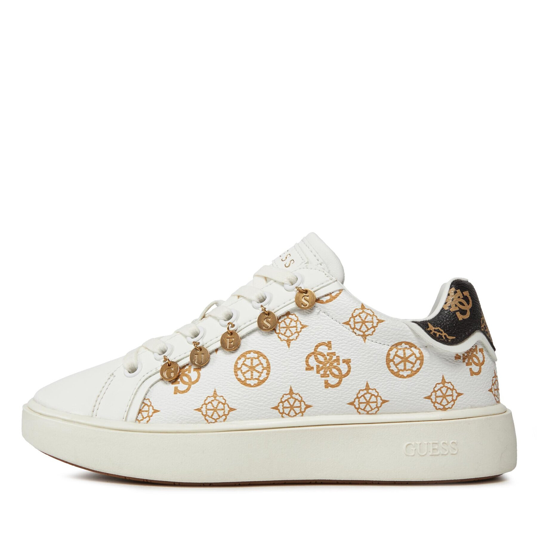 Guess Сникърси Mely FL5MEL FAL12 Бял - Pepit.bg