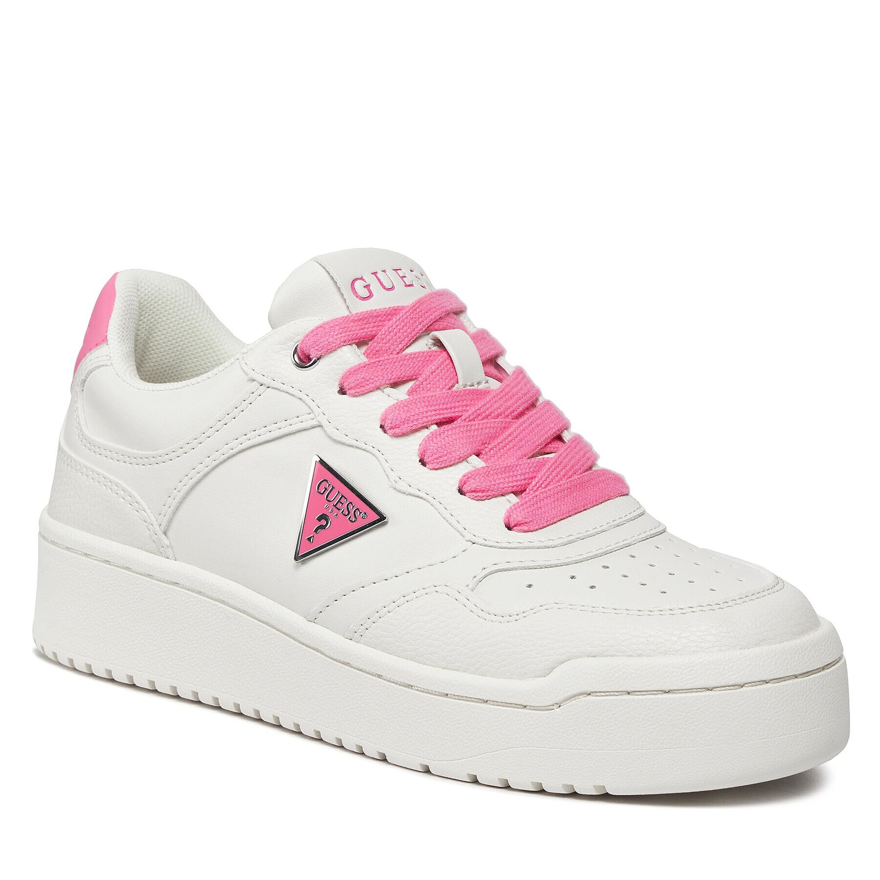 Guess Сникърси Miram FLPMIR ELE12 Бял - Pepit.bg