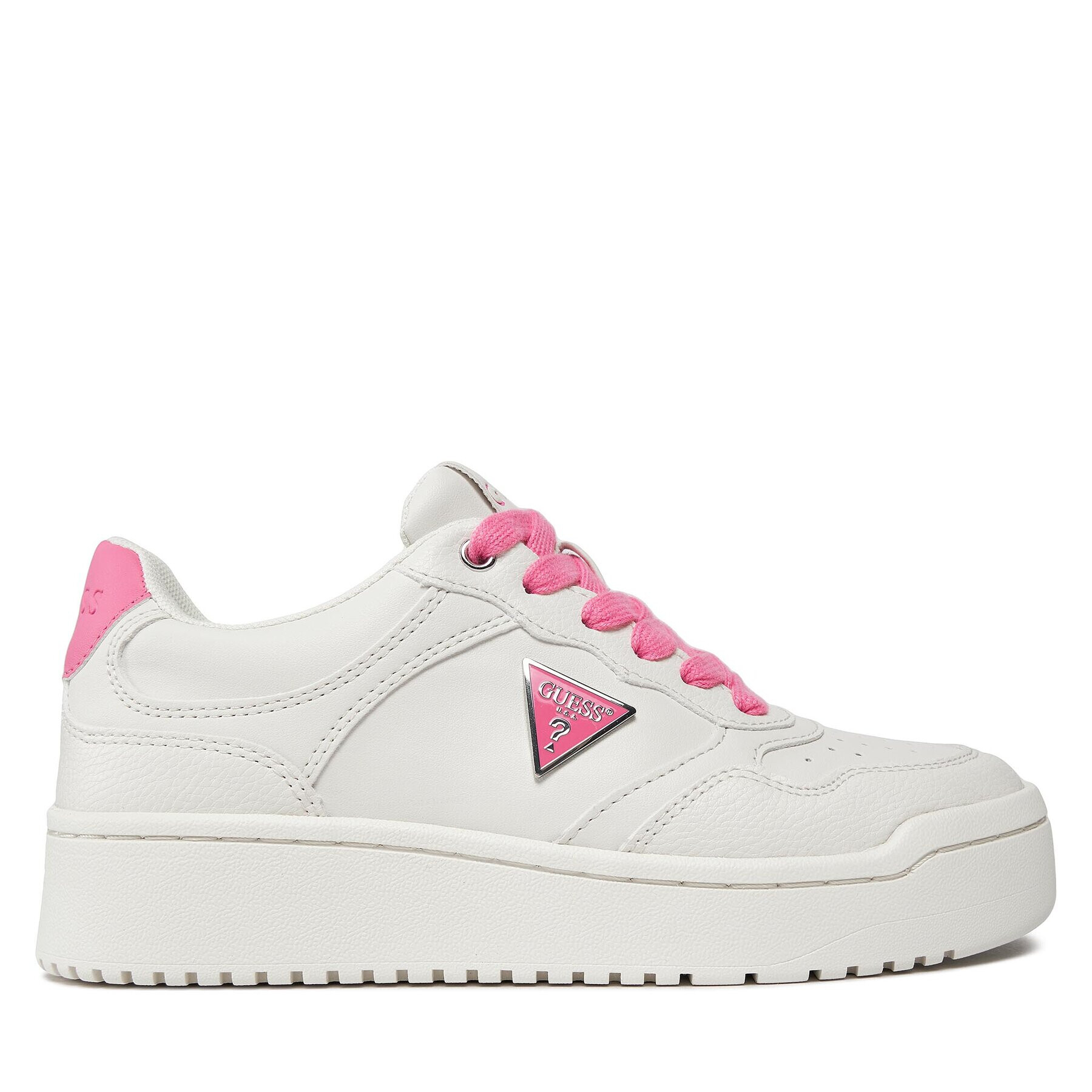 Guess Сникърси Miram FLPMIR ELE12 Бял - Pepit.bg