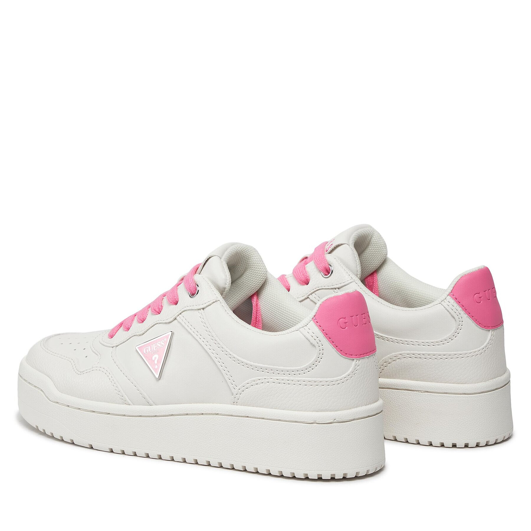 Guess Сникърси Miram FLPMIR ELE12 Бял - Pepit.bg
