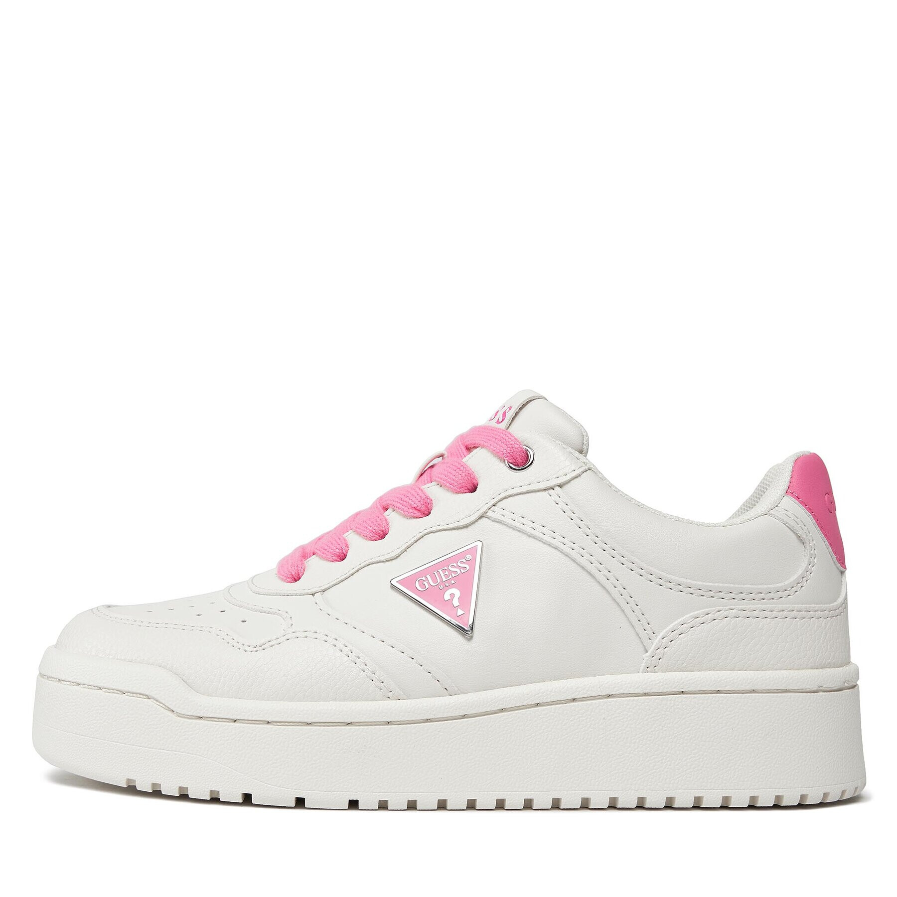 Guess Сникърси Miram FLPMIR ELE12 Бял - Pepit.bg