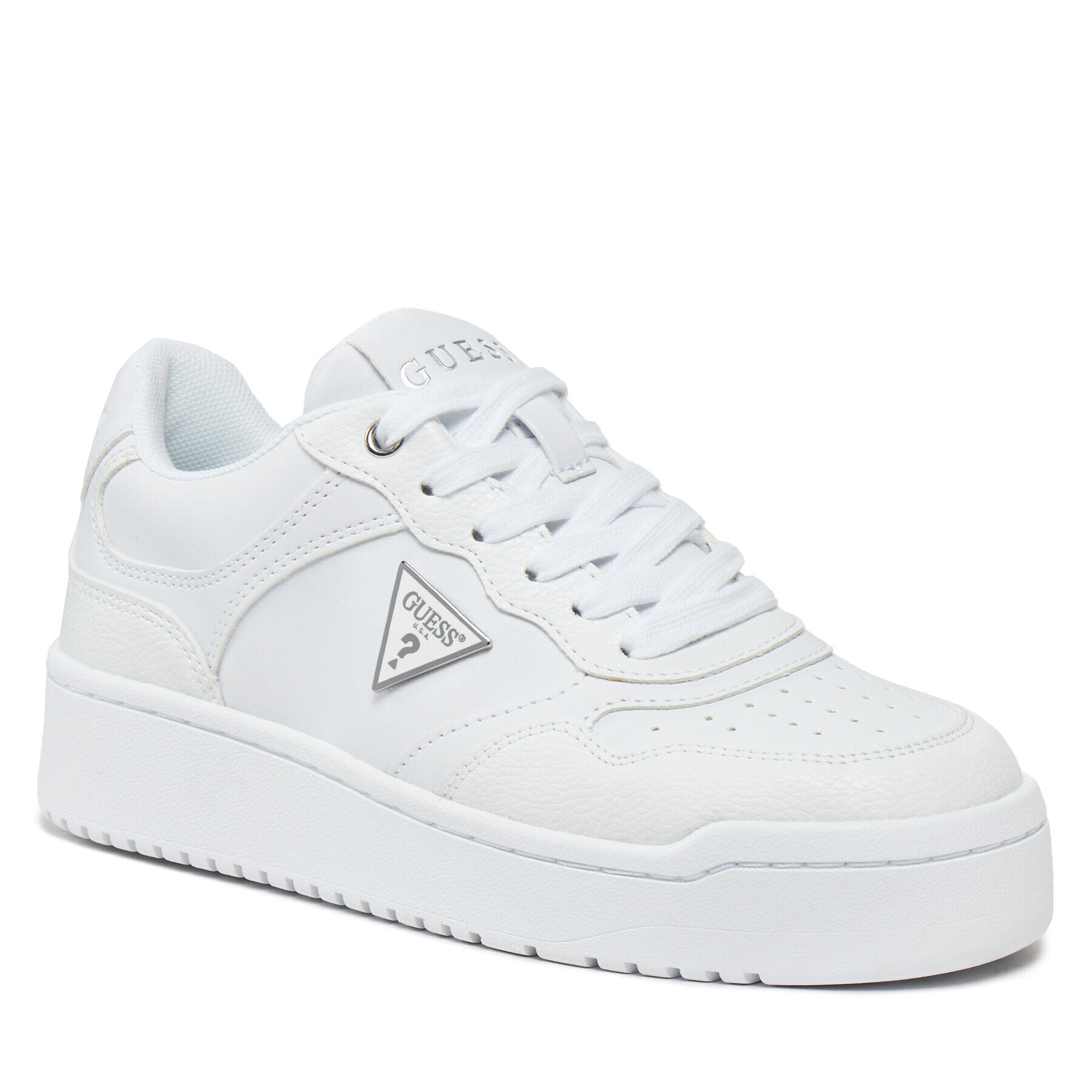 Guess Сникърси Miram FLPMIR ELE12 Бял - Pepit.bg