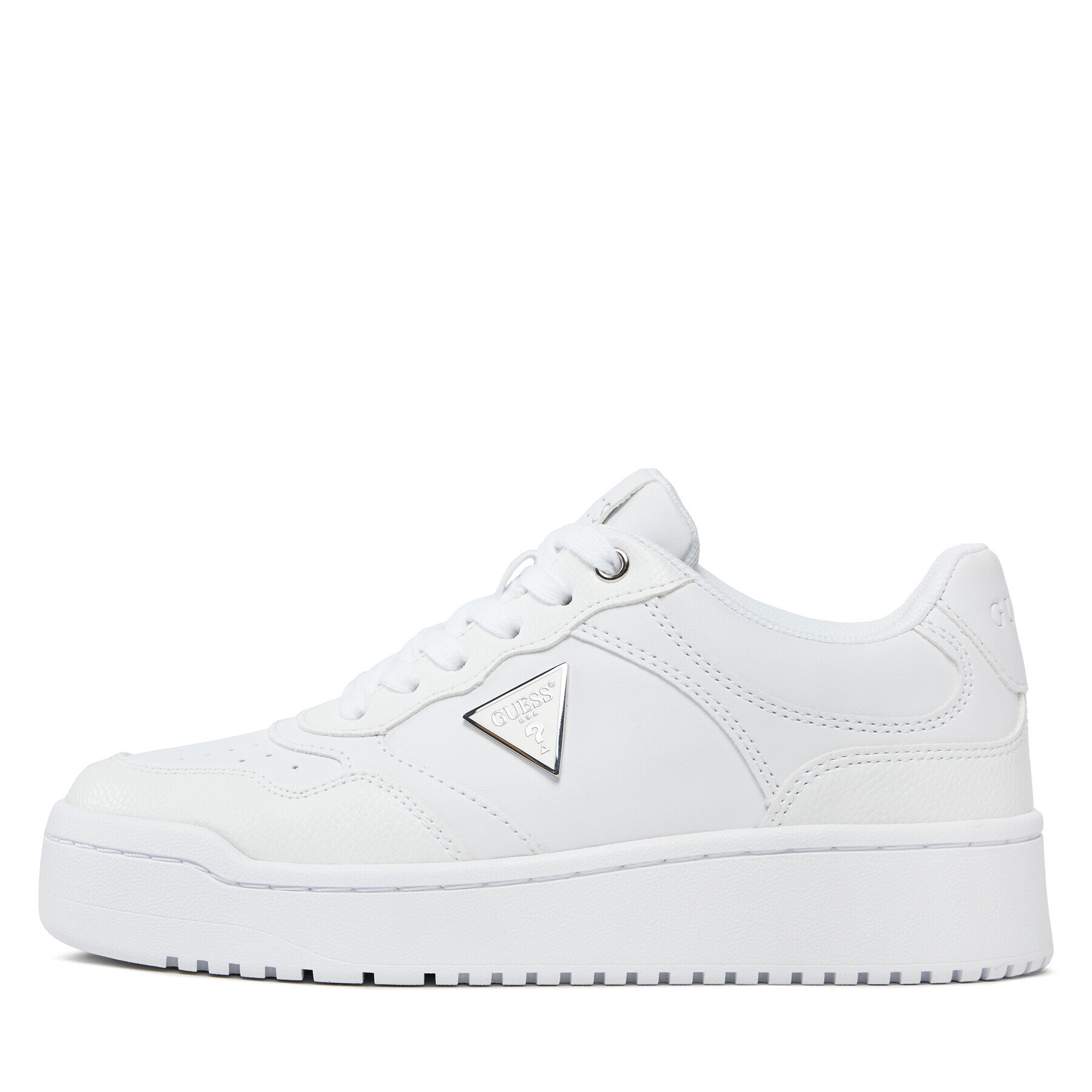 Guess Сникърси Miram FLPMIR ELE12 Бял - Pepit.bg