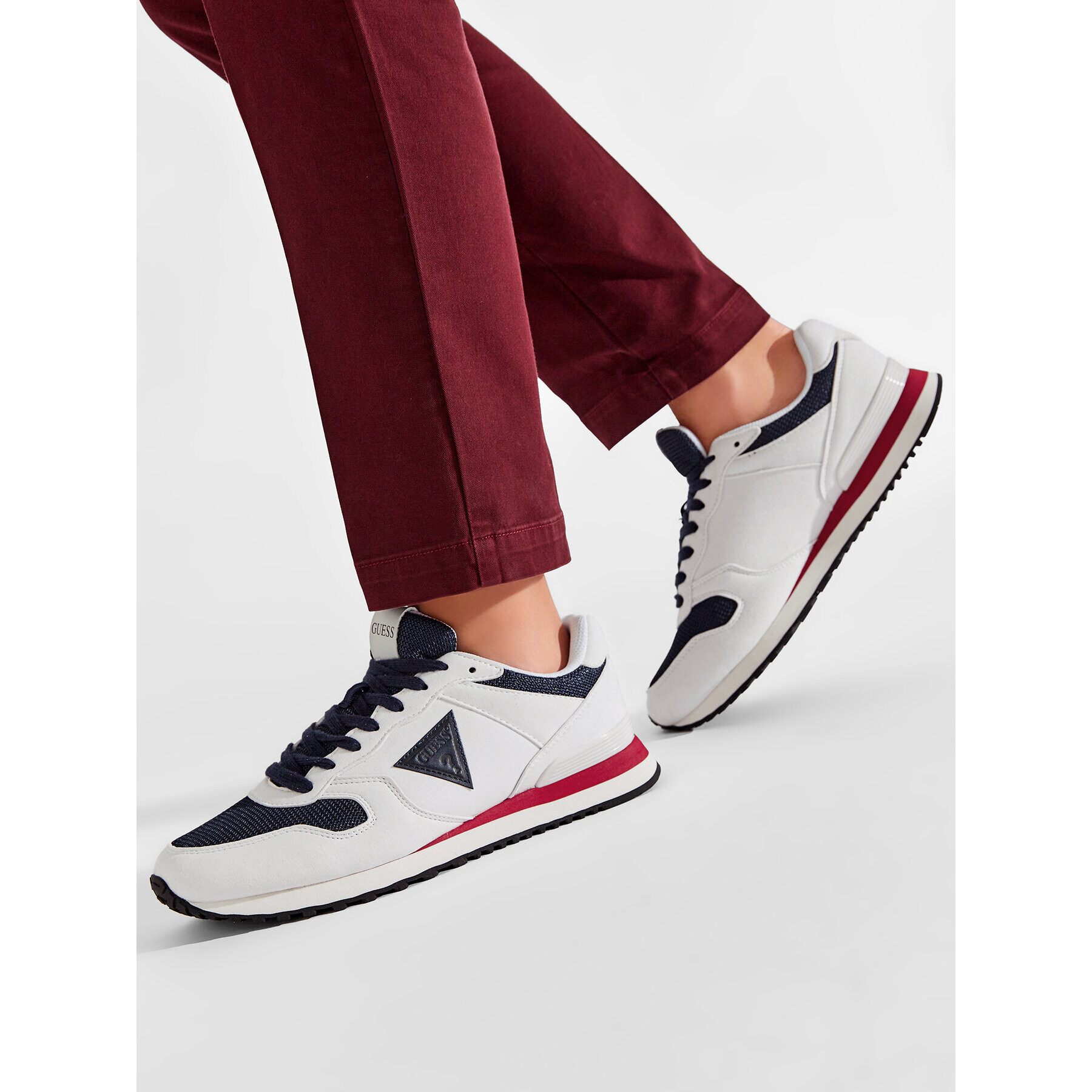 Guess Сникърси Reggio FM7REG FAB12 Бял - Pepit.bg