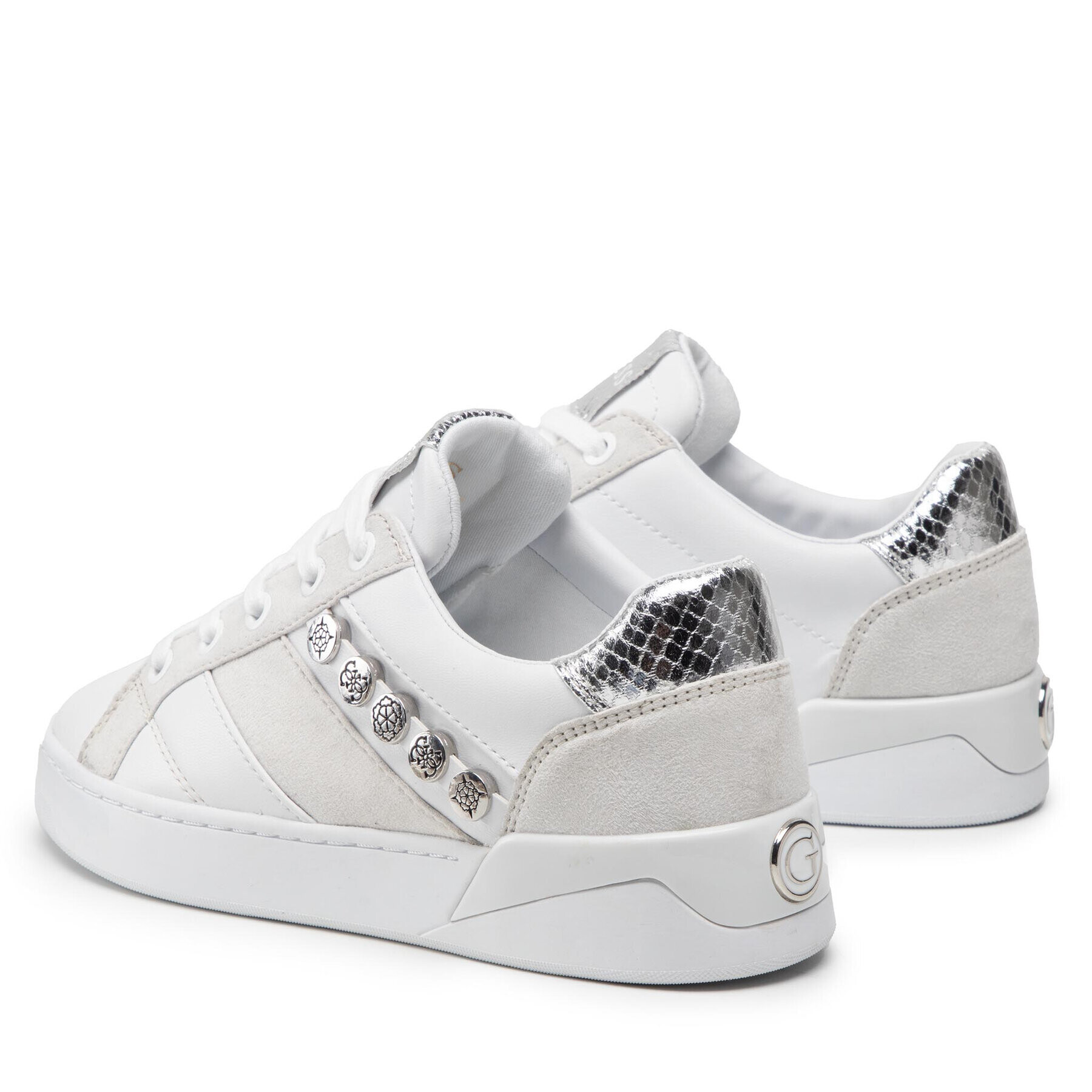 Guess Сникърси Roxo FL5RXO ELE12 Бял - Pepit.bg