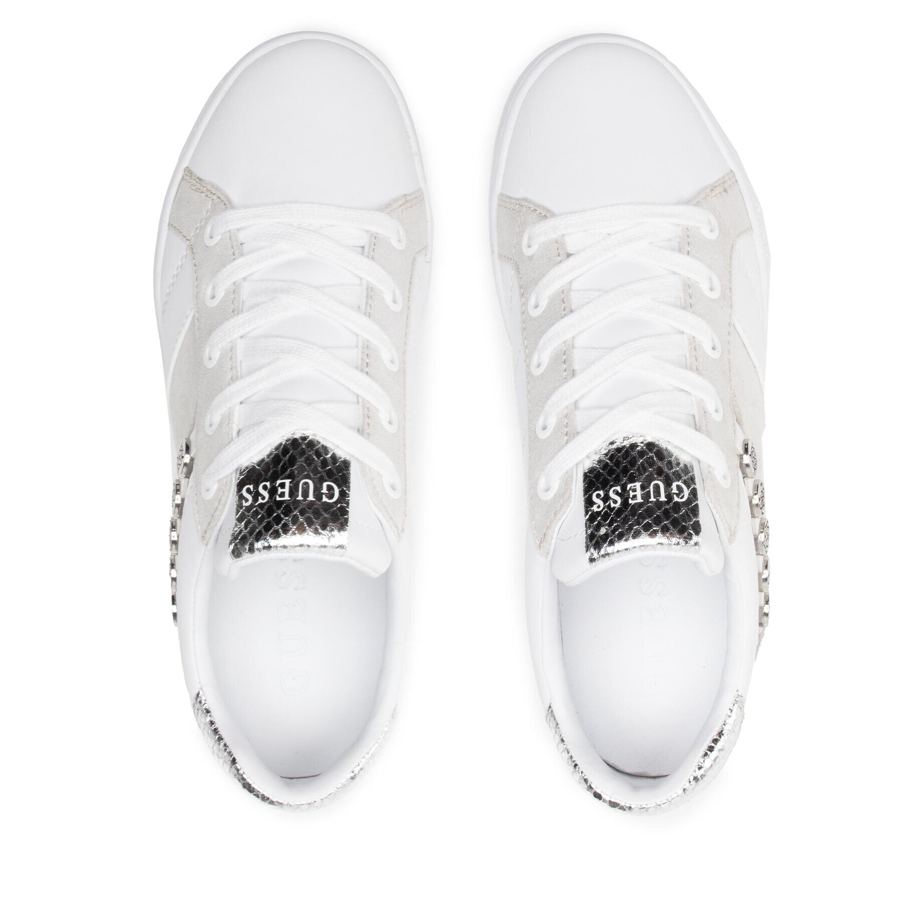 Guess Сникърси Roxo FL5RXO ELE12 Бял - Pepit.bg