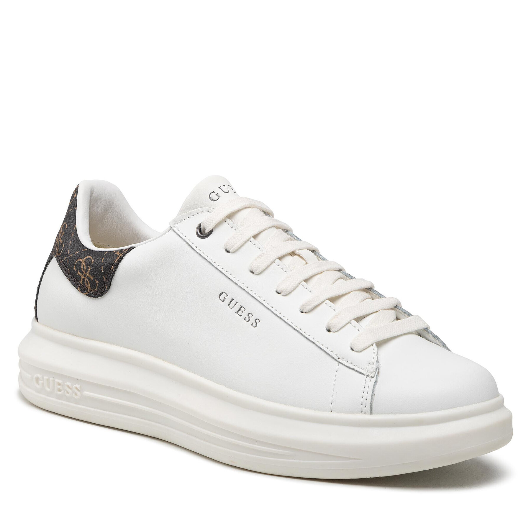Guess Сникърси Salerno Carryvor FM7SRN FAL12 Бял - Pepit.bg