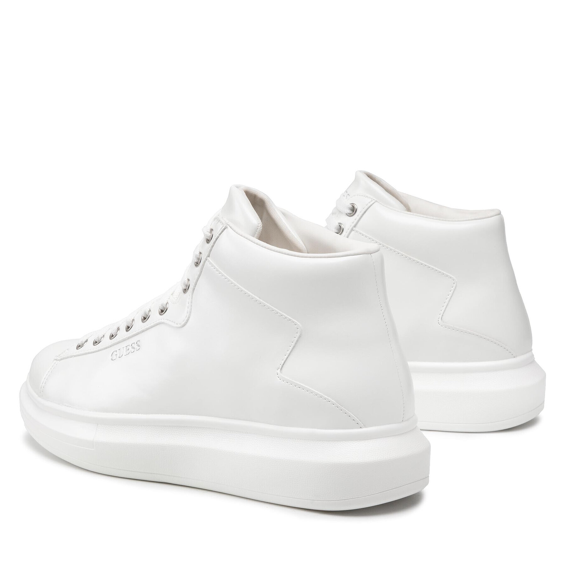 Guess Сникърси Salerno Mid FM5SAM ELE12 Бял - Pepit.bg