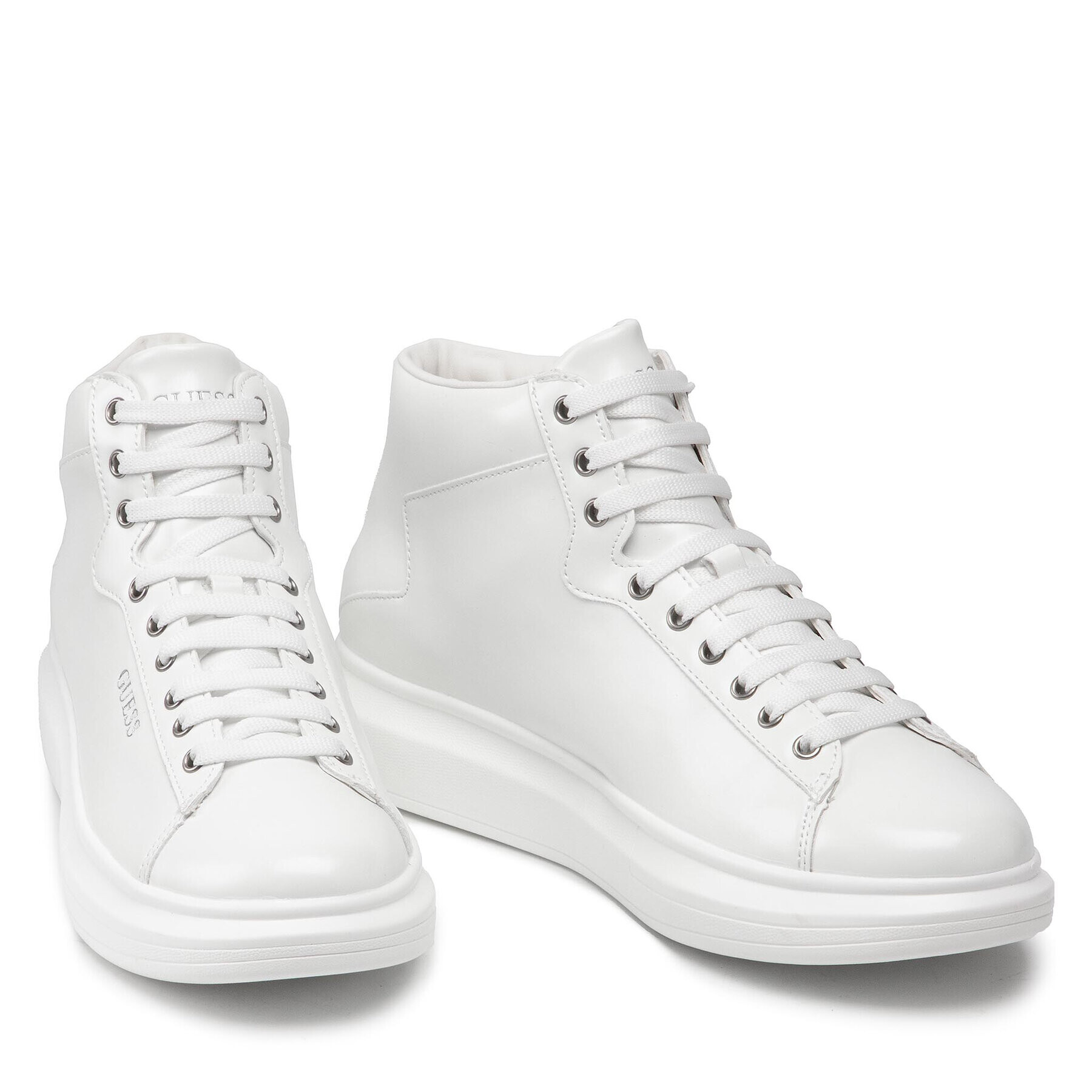 Guess Сникърси Salerno Mid FM5SAM ELE12 Бял - Pepit.bg