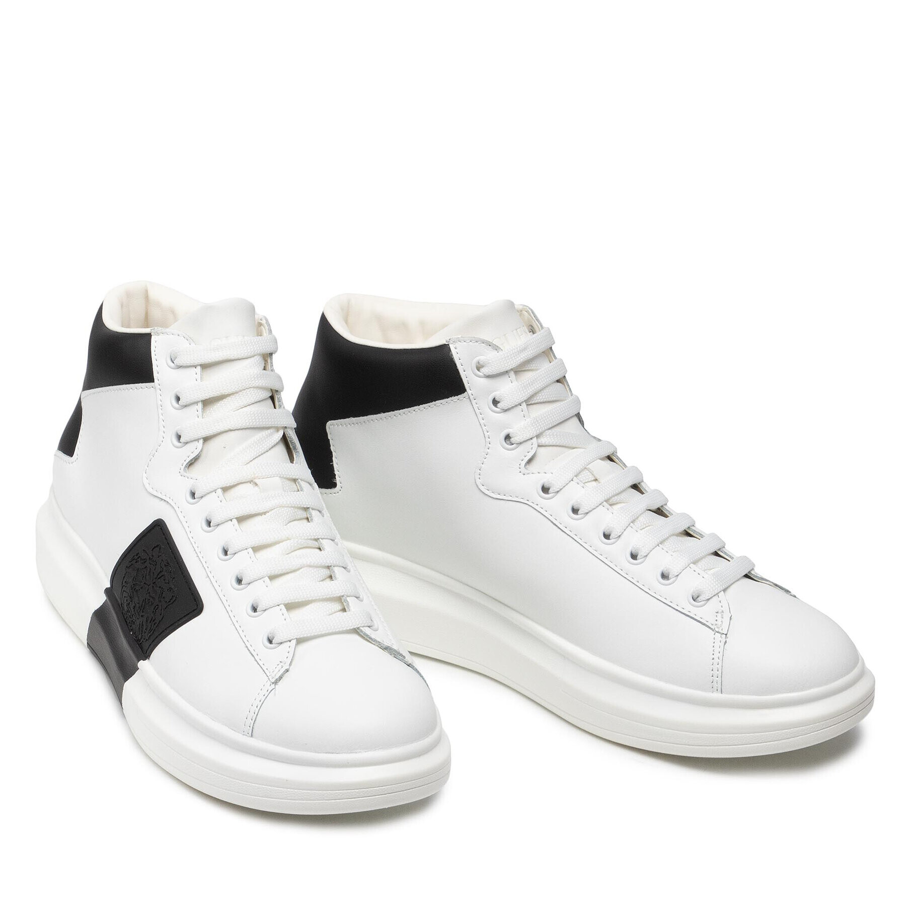 Guess Сникърси Salerno Mid FM5SAM LEA12 Бял - Pepit.bg