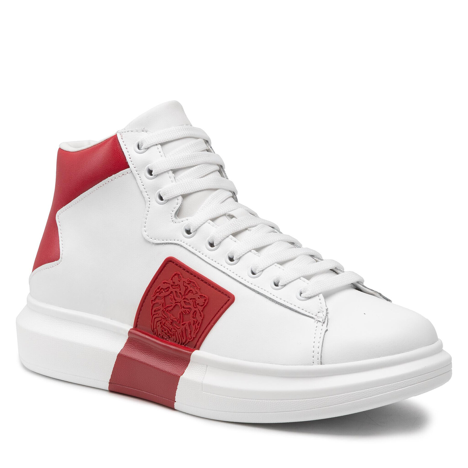 Guess Сникърси Salerno Mid FM5SAM LEA12 Бял - Pepit.bg