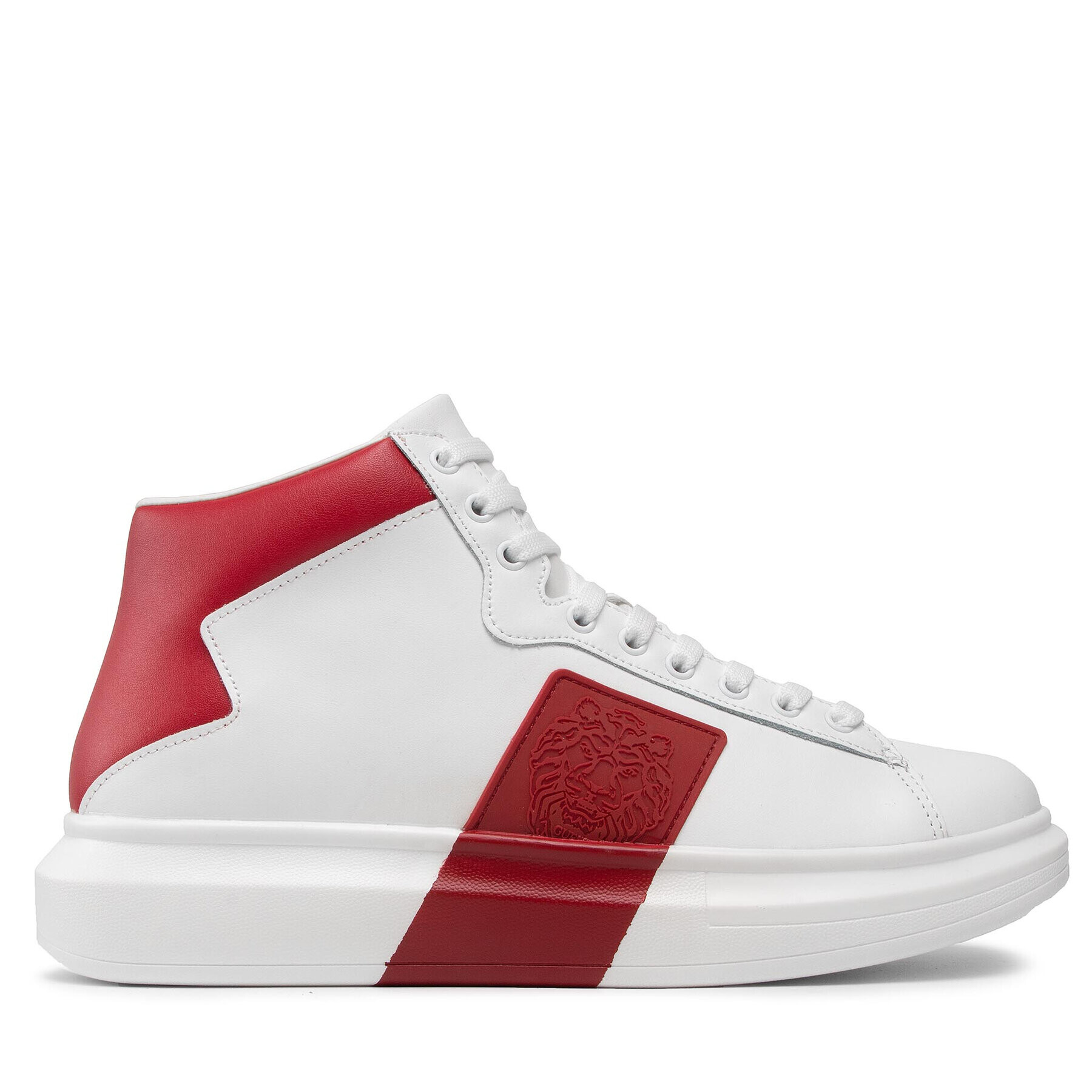 Guess Сникърси Salerno Mid FM5SAM LEA12 Бял - Pepit.bg