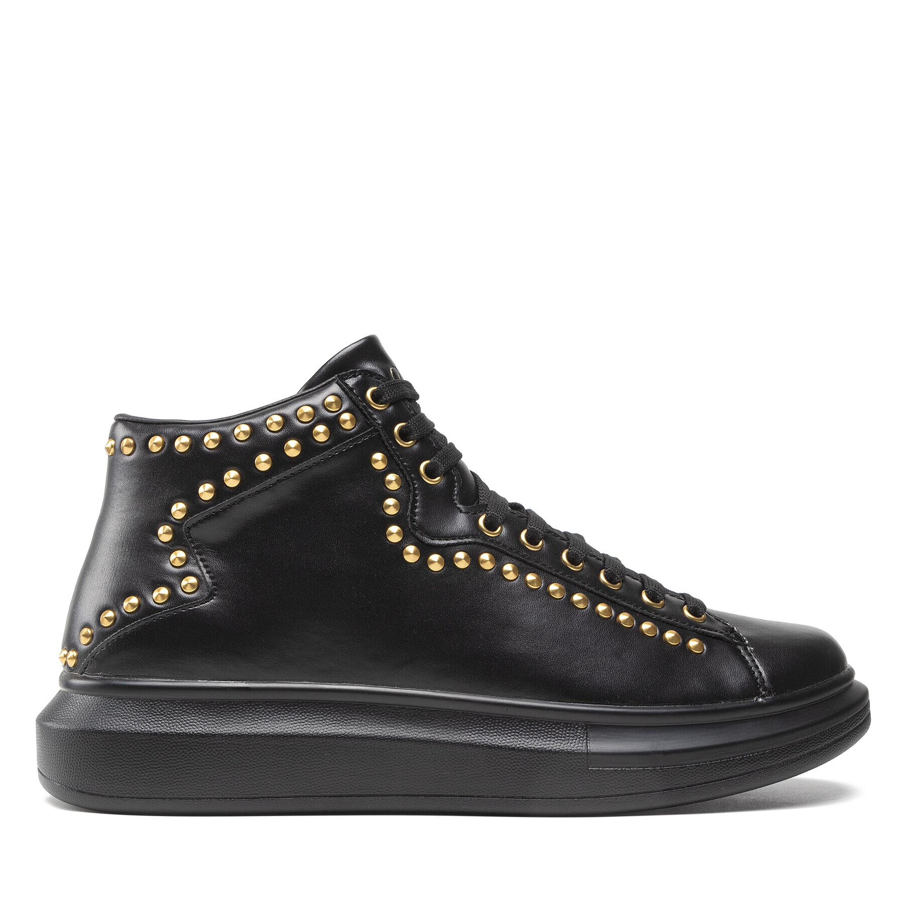 Guess Сникърси Salerno Mid Studs FM5SIS ELE12 Черен - Pepit.bg