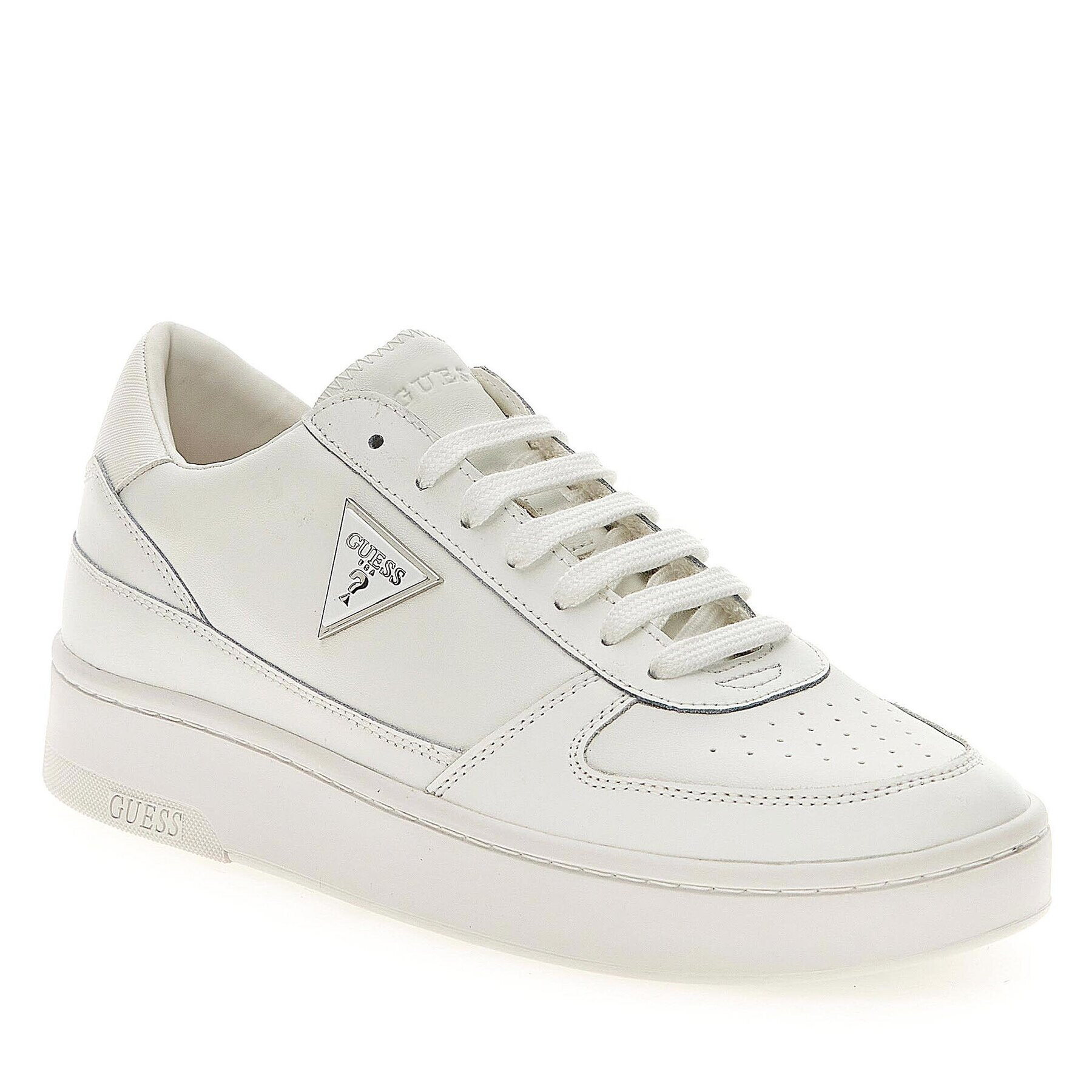 Guess Сникърси Silea FM7SIL LEA12 Бял - Pepit.bg