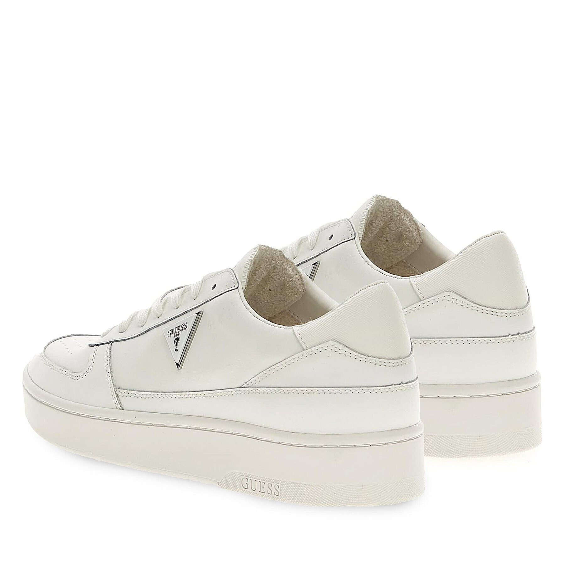 Guess Сникърси Silea FM7SIL LEA12 Бял - Pepit.bg