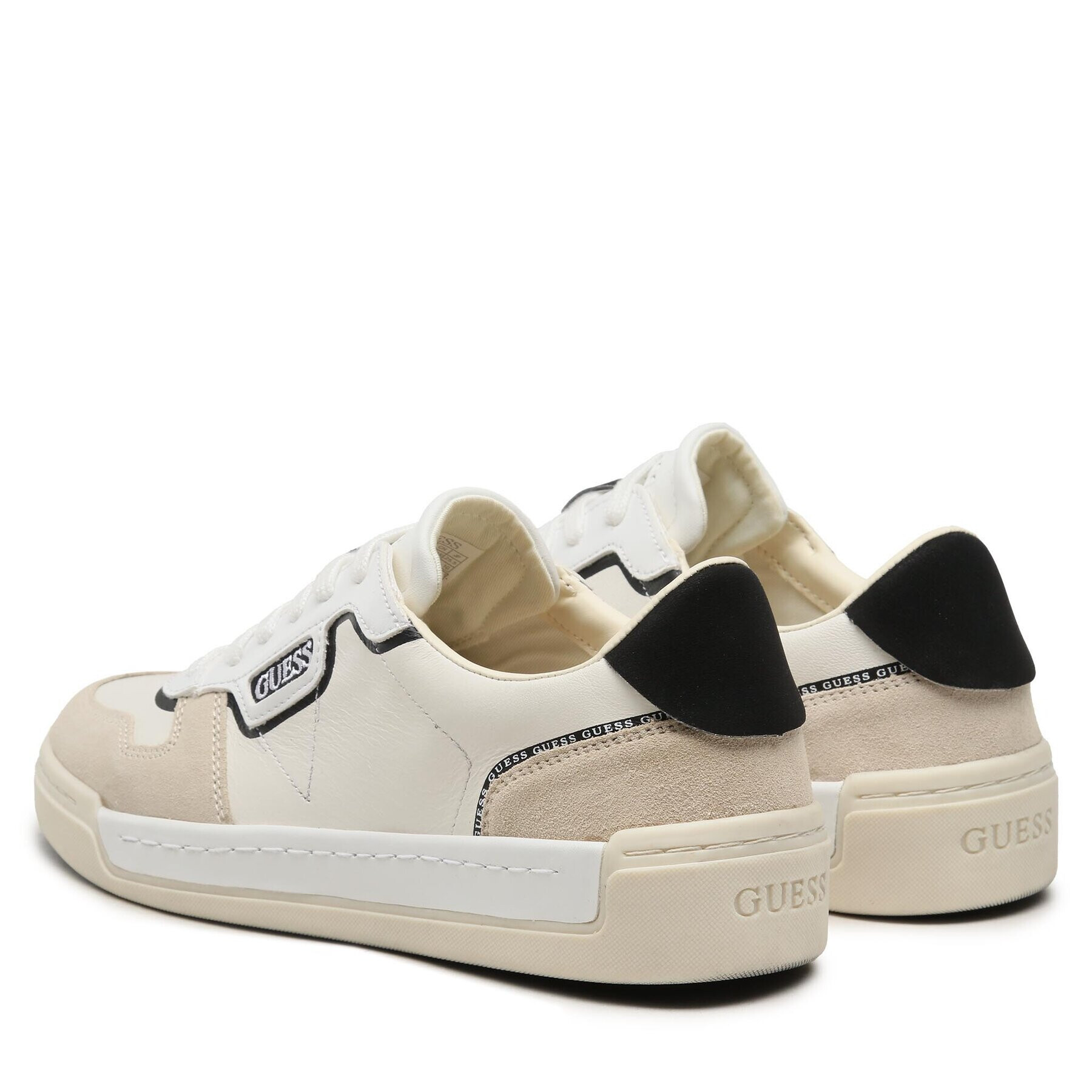 Guess Сникърси Strave Vintage Carryover FM5STV LEA12 Бял - Pepit.bg