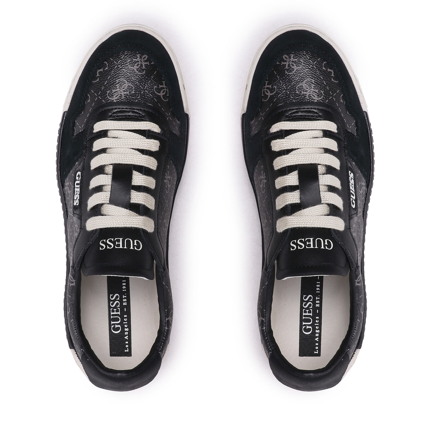 Guess Сникърси Strave Vintage FM5STV ELE12 Сив - Pepit.bg