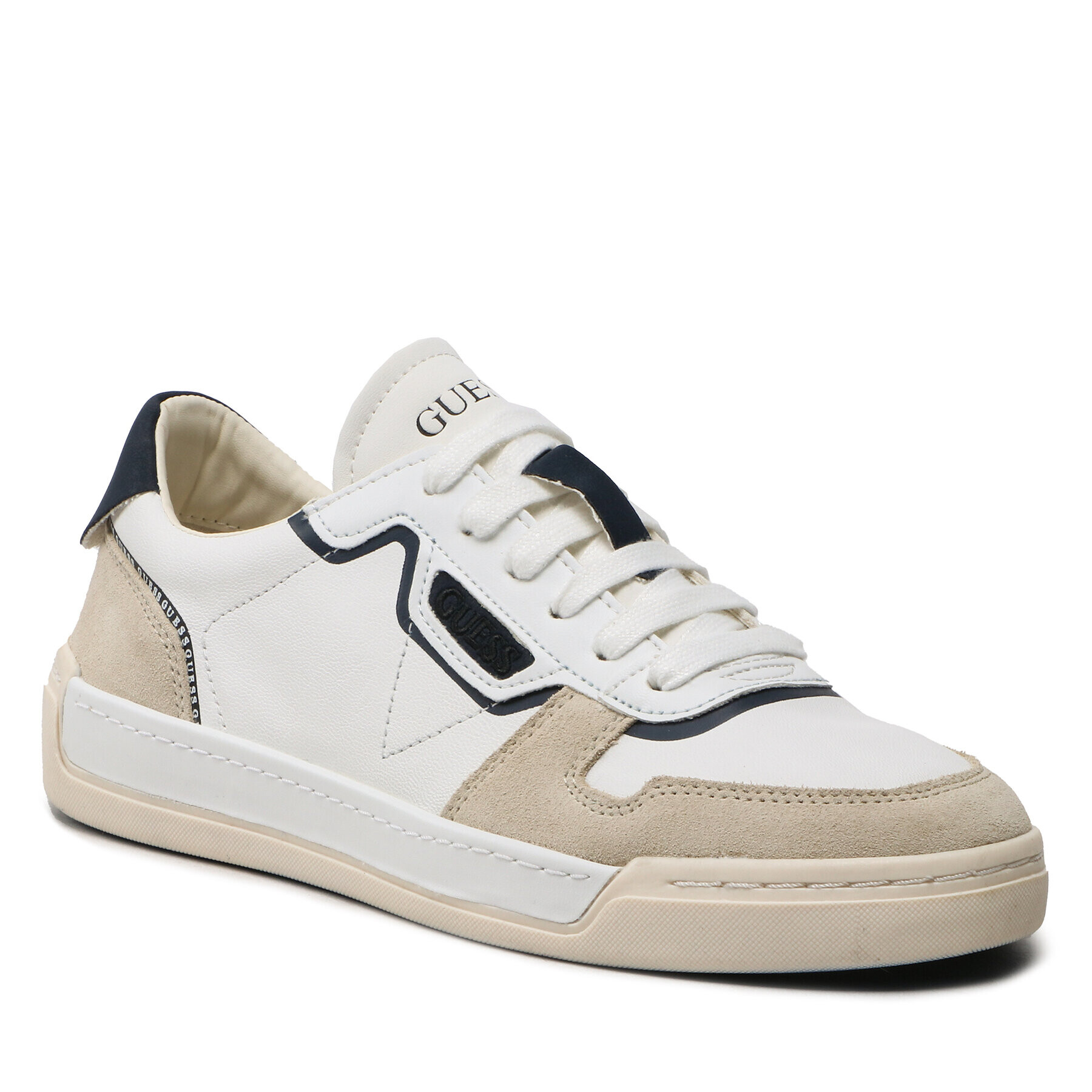 Guess Сникърси Strave Vintage FM5STV LEA12 Бял - Pepit.bg