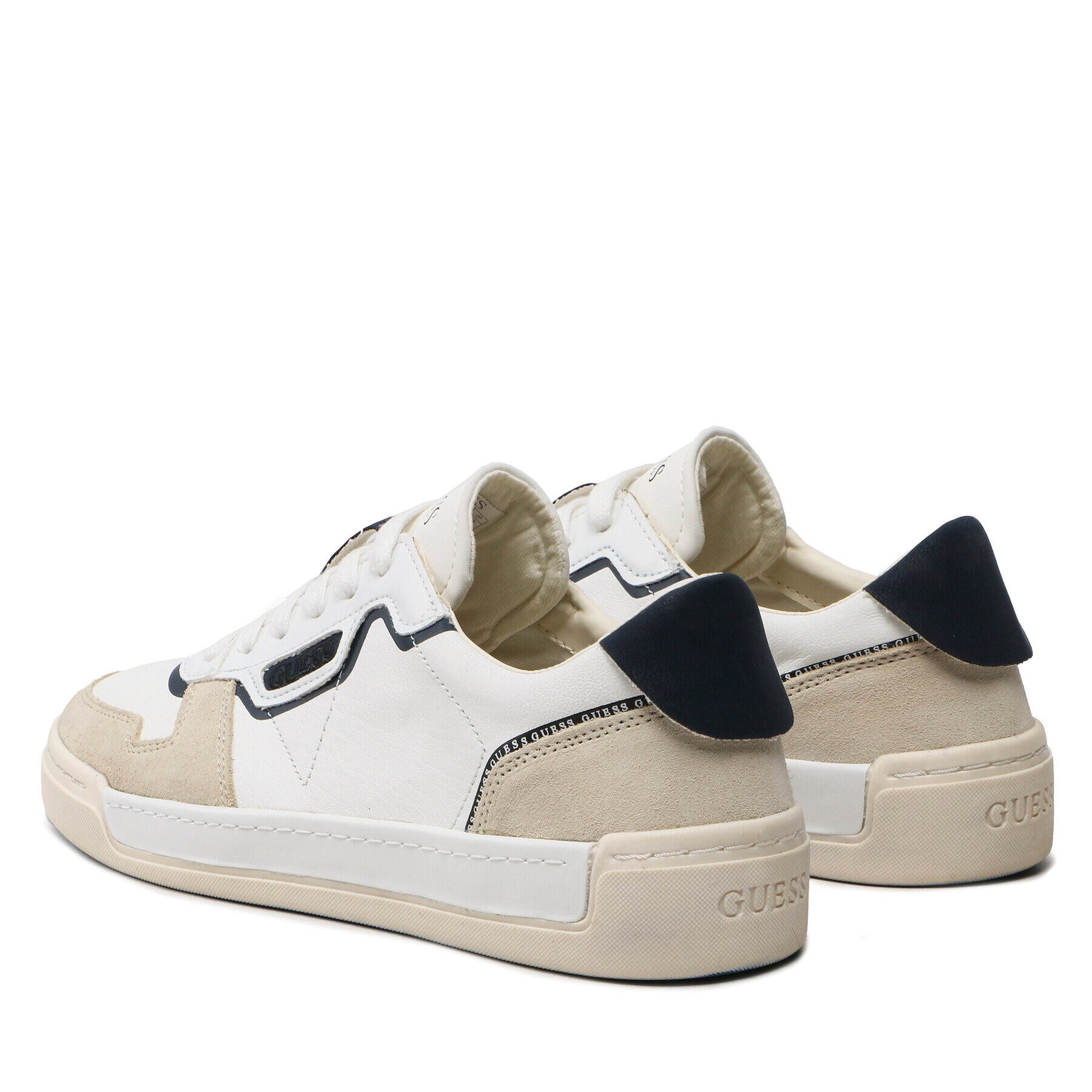 Guess Сникърси Strave Vintage FM5STV LEA12 Бял - Pepit.bg