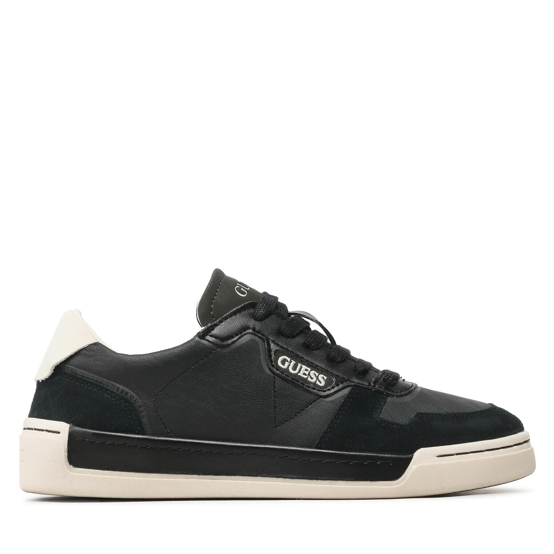 Guess Сникърси Strave Vintage FM5STV LEA12 Черен - Pepit.bg