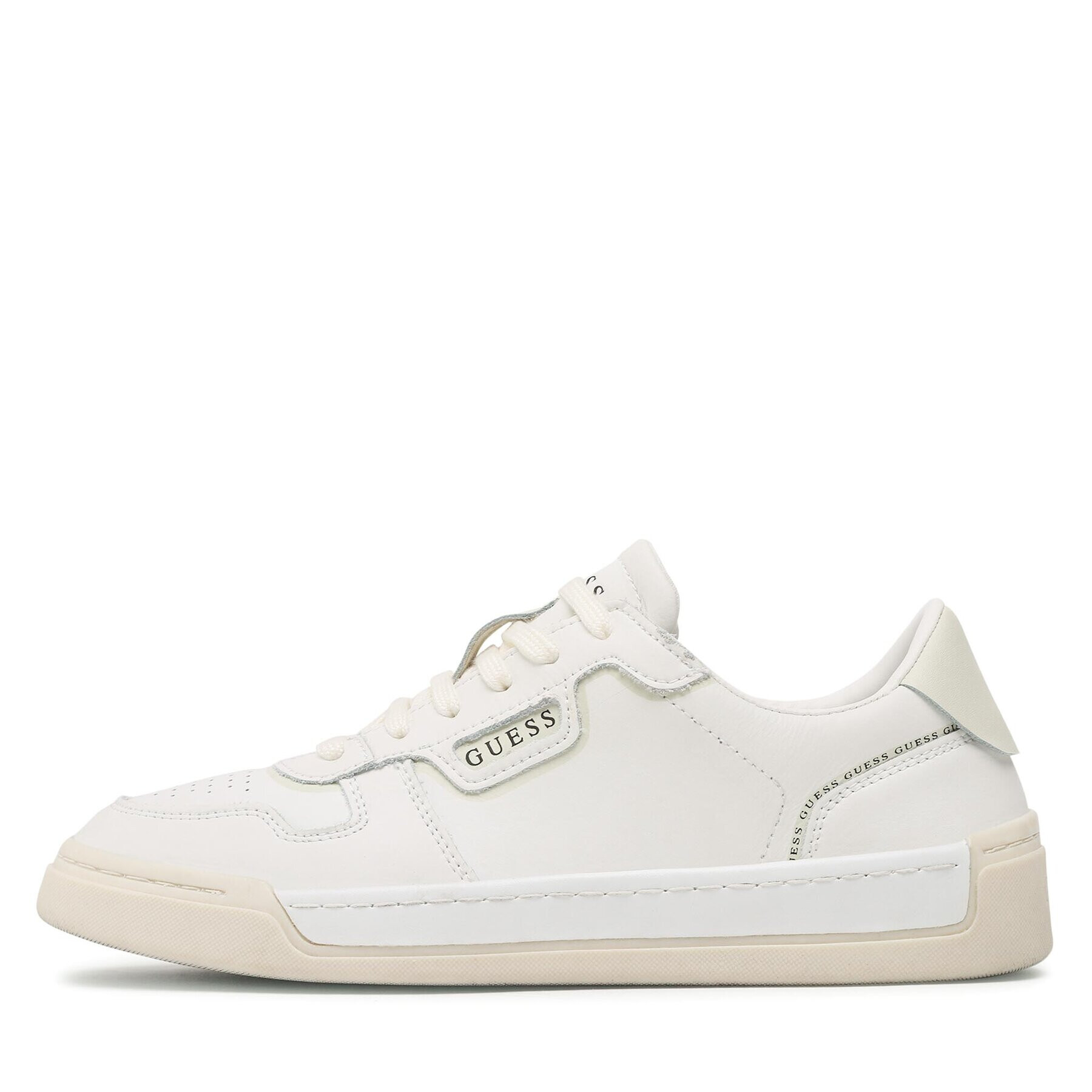 Guess Сникърси Strave Vintage FM6SVI LEA12 Бял - Pepit.bg