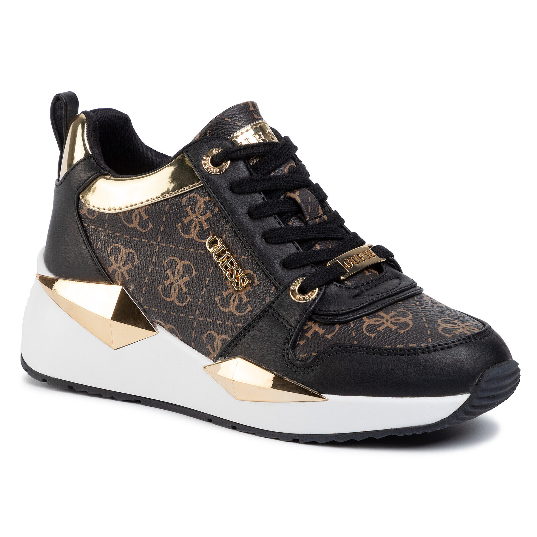 Guess Сникърси Tallya FL5TLY FAL12 Кафяв - Pepit.bg