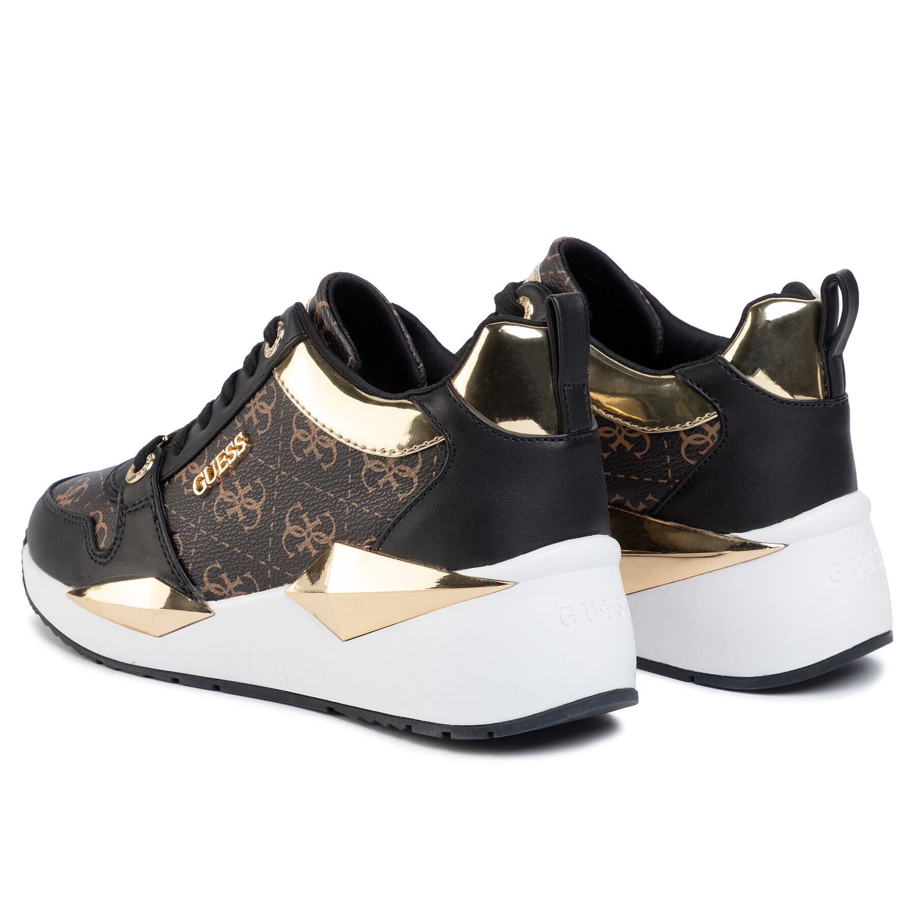 Guess Сникърси Tallya FL5TLY FAL12 Кафяв - Pepit.bg