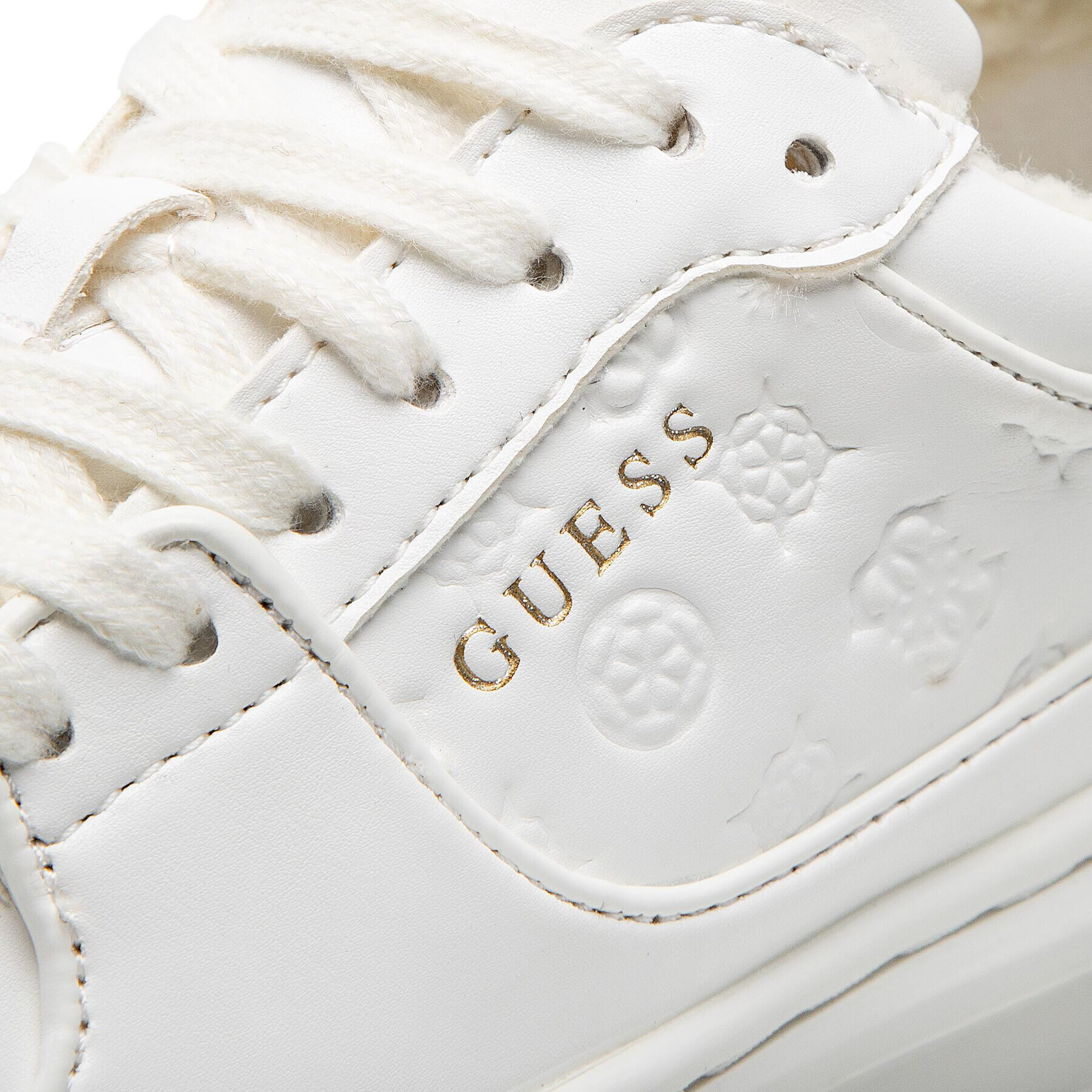 Guess Сникърси Tokyo FL8TKY SMT12 Бял - Pepit.bg