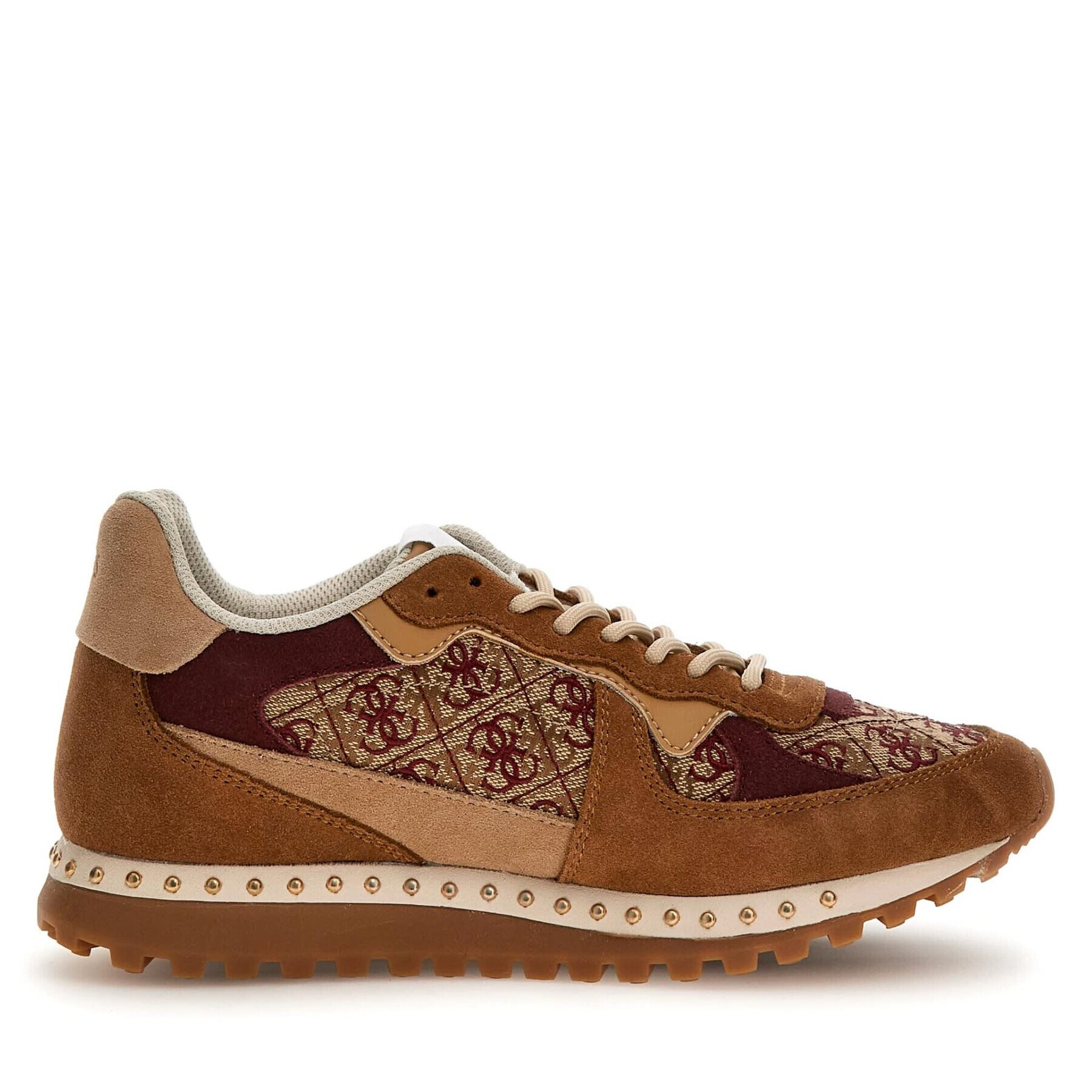 Guess Сникърси Vanya FL7VNY FAL12 Кафяв - Pepit.bg