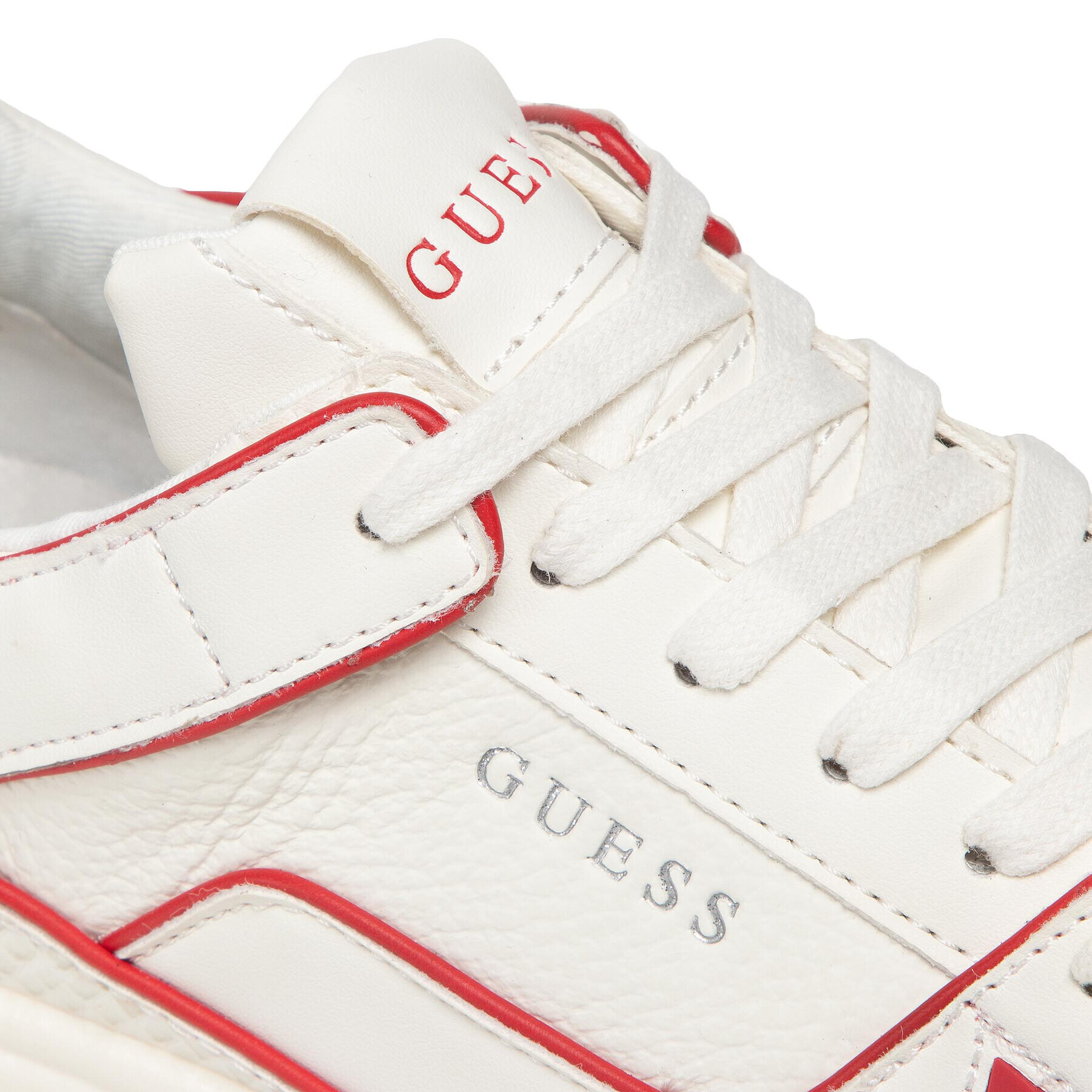 Guess Сникърси Verona Basket Low FM7VBL ELE12 Бял - Pepit.bg