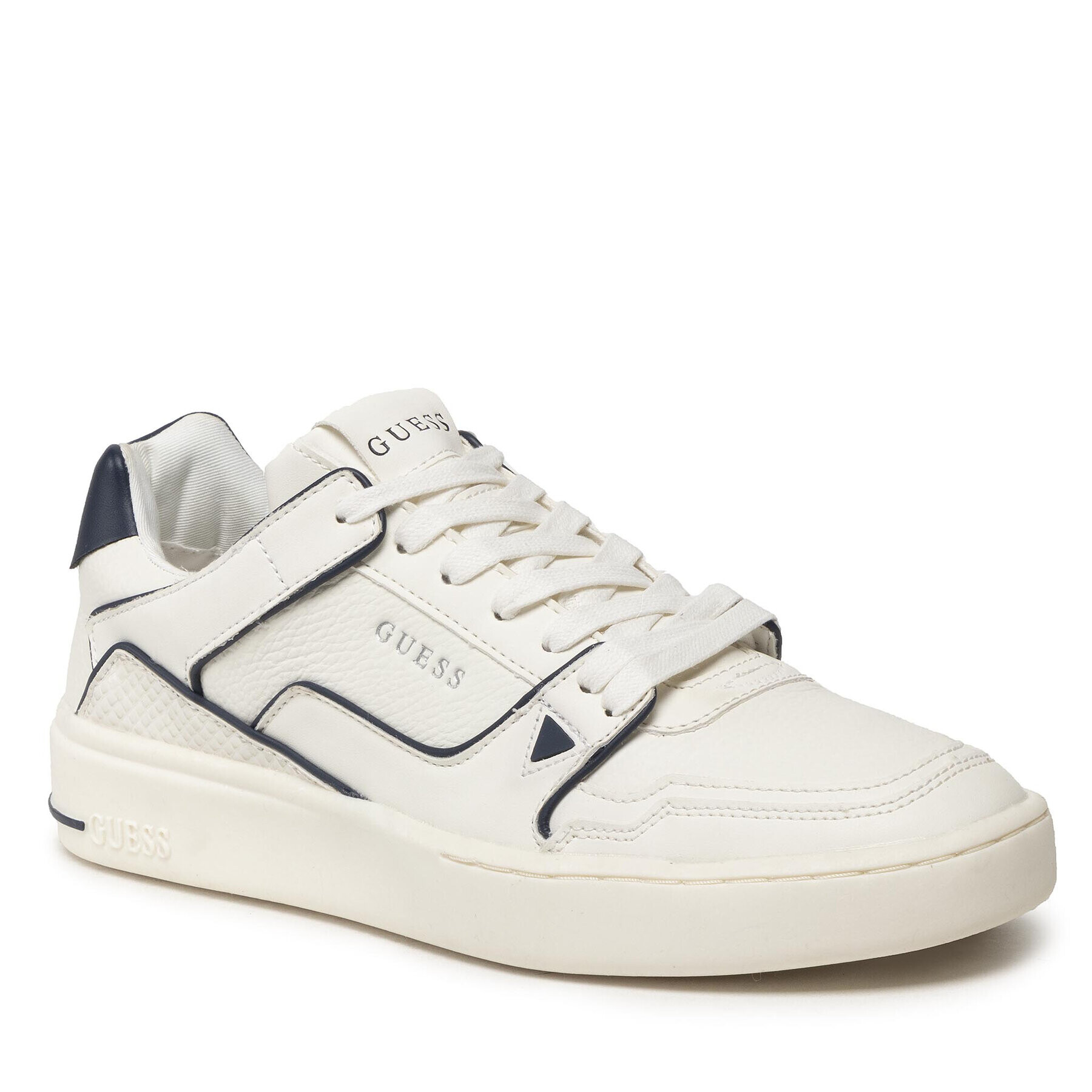 Guess Сникърси Verona Basket Low FM7VBL ELE12 Бял - Pepit.bg