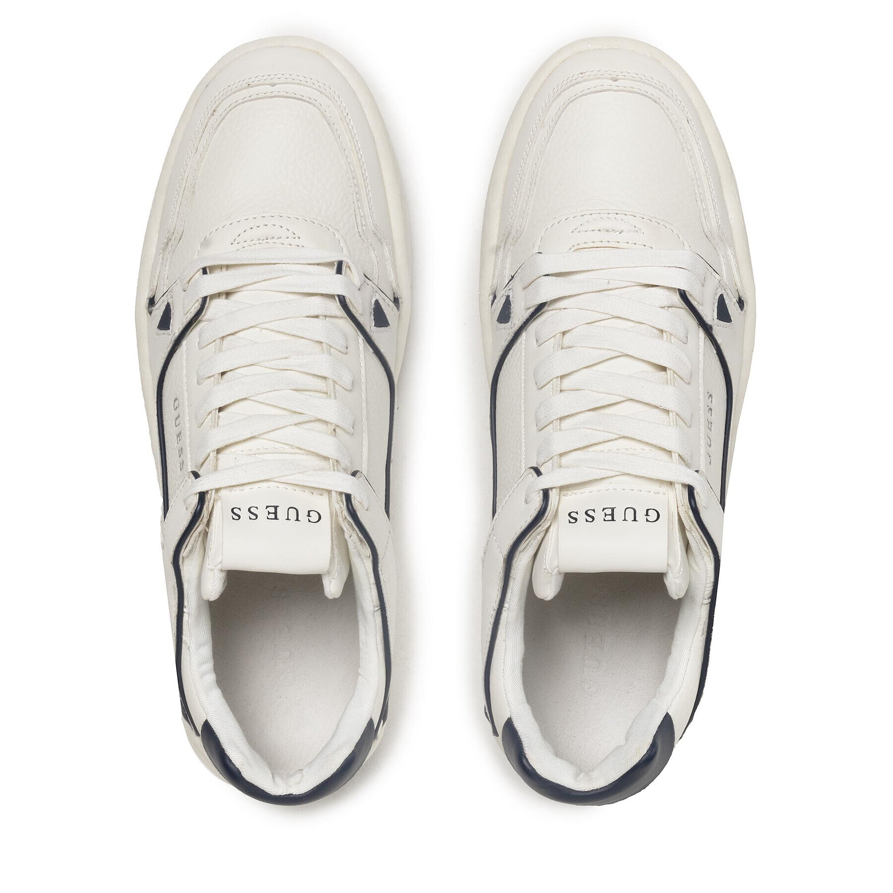 Guess Сникърси Verona Basket Low FM7VBL ELE12 Бял - Pepit.bg