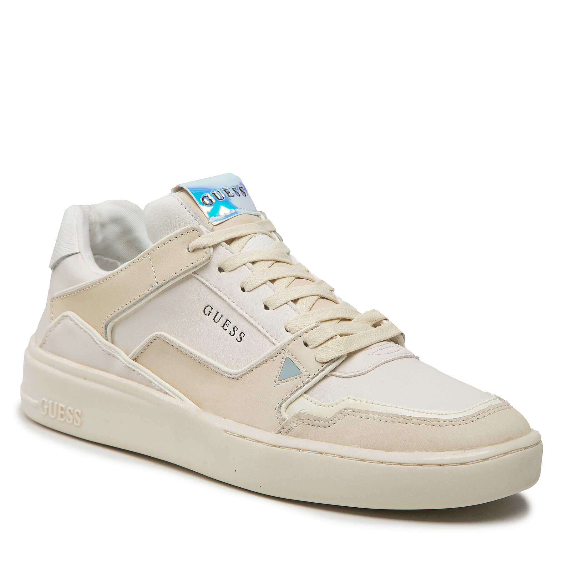 Guess Сникърси Verona Basket Low FM7VBL ELL12 Бял - Pepit.bg