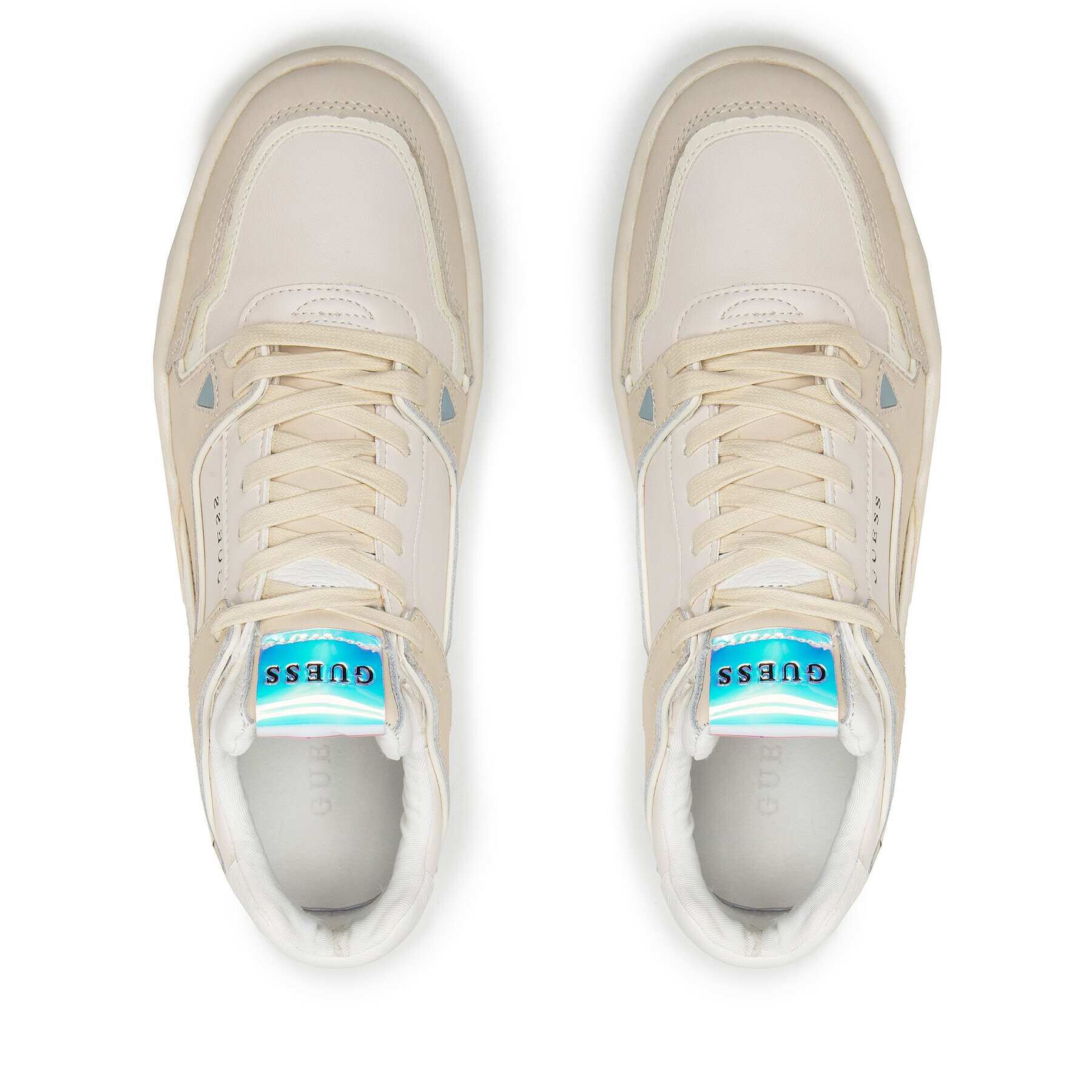 Guess Сникърси Verona Basket Low FM7VBL ELL12 Бял - Pepit.bg