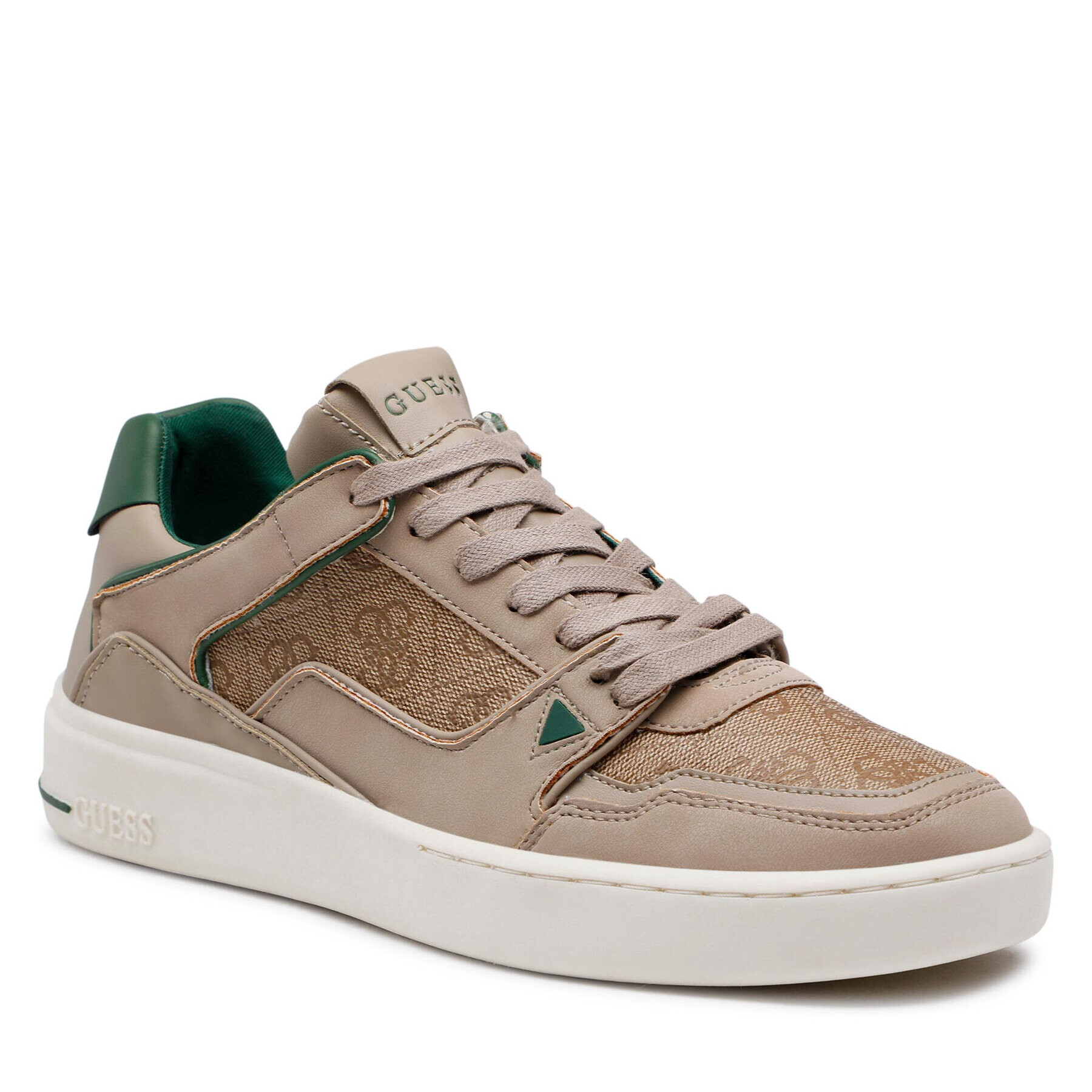 Guess Сникърси Verona Basket Low FM7VBL FAB12 Кафяв - Pepit.bg