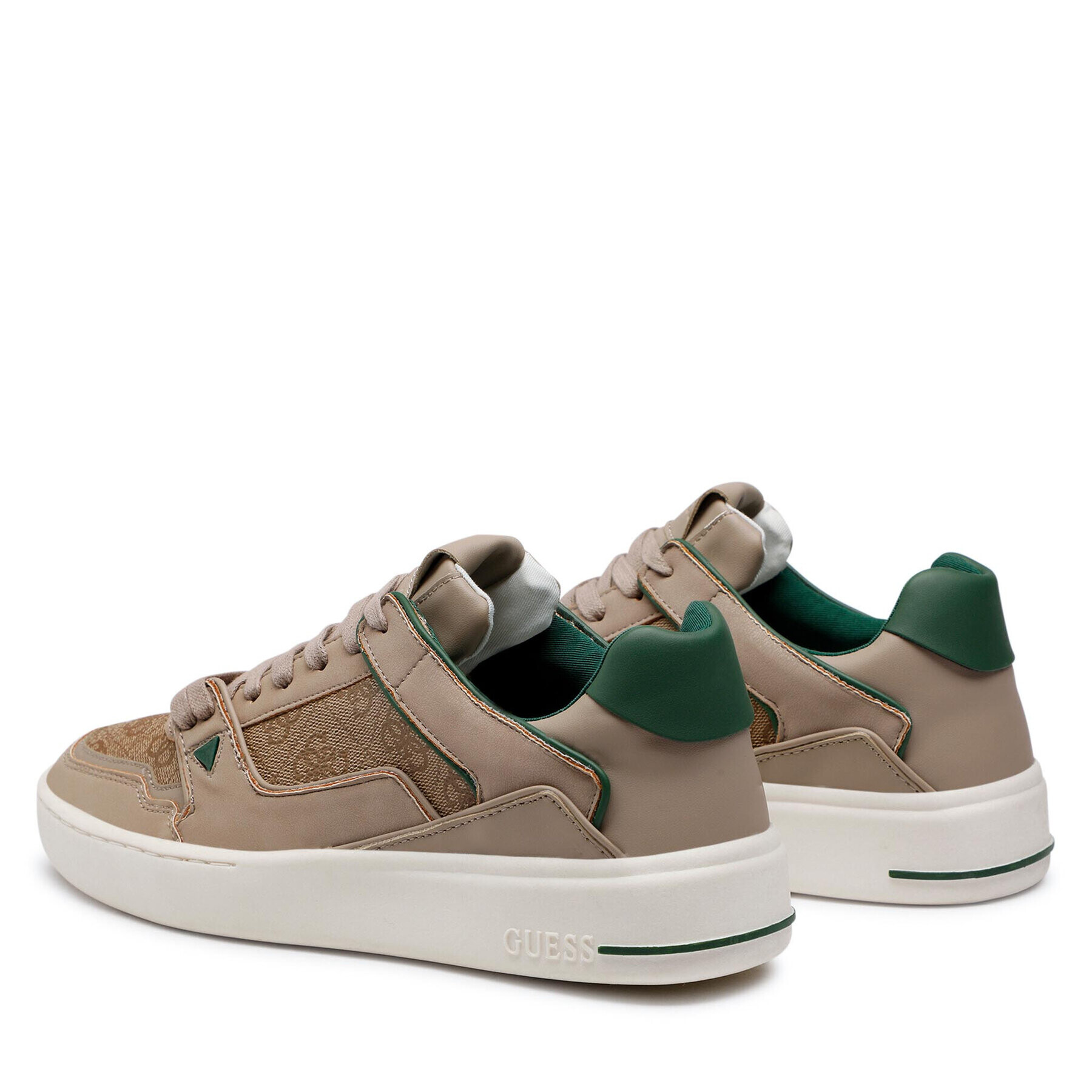 Guess Сникърси Verona Basket Low FM7VBL FAB12 Кафяв - Pepit.bg