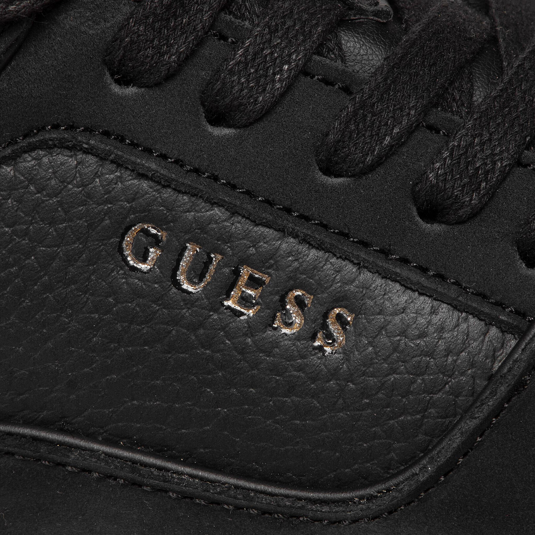 Guess Сникърси Verona Basket Mid FM7VBM FAB12 Черен - Pepit.bg