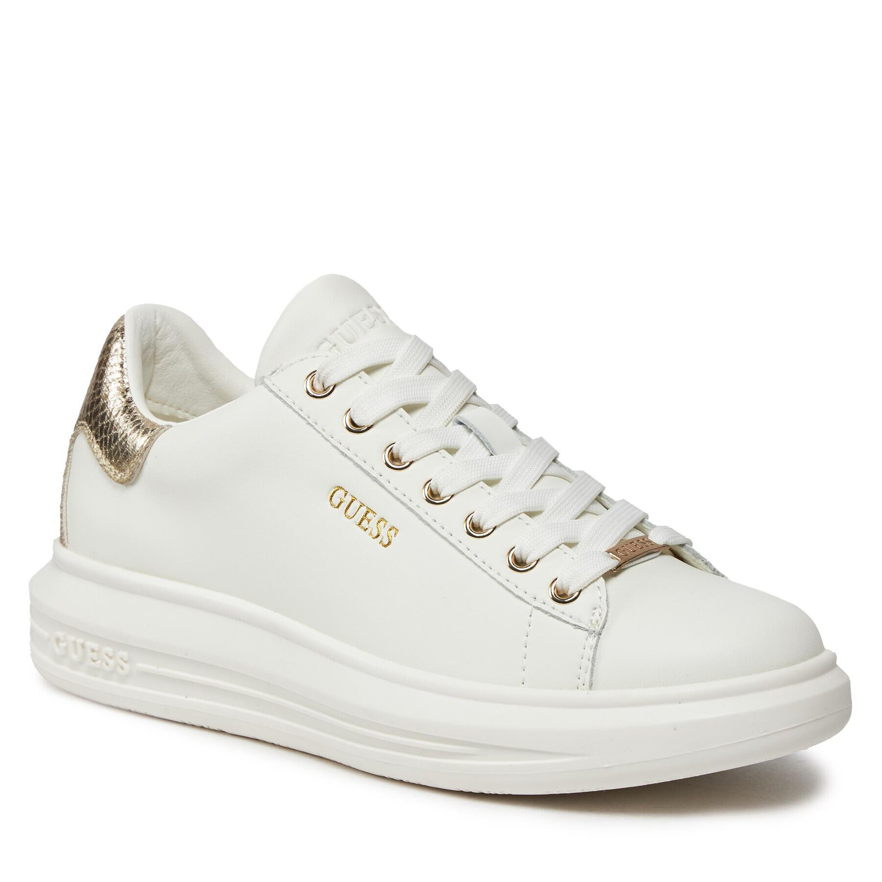 Guess Сникърси Vibo FL8VIB LEA12 Бял - Pepit.bg