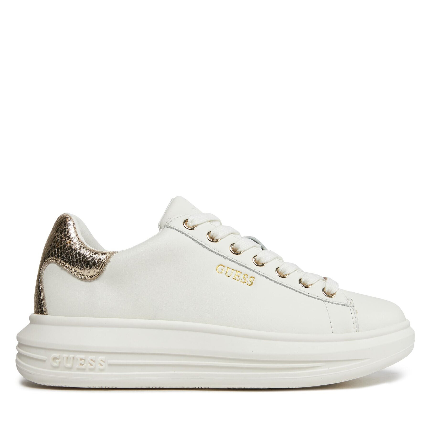 Guess Сникърси Vibo FL8VIB LEA12 Бял - Pepit.bg