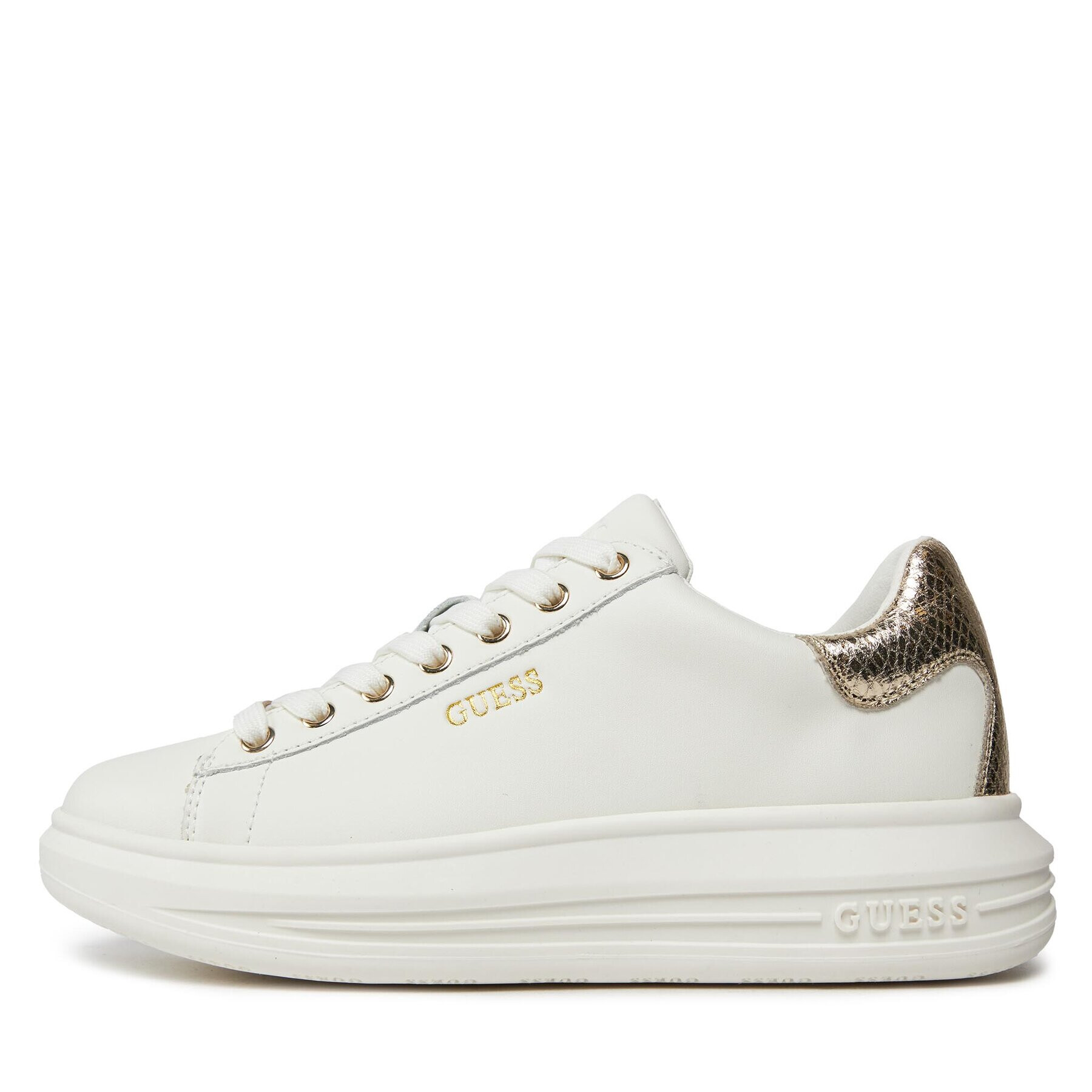 Guess Сникърси Vibo FL8VIB LEA12 Бял - Pepit.bg