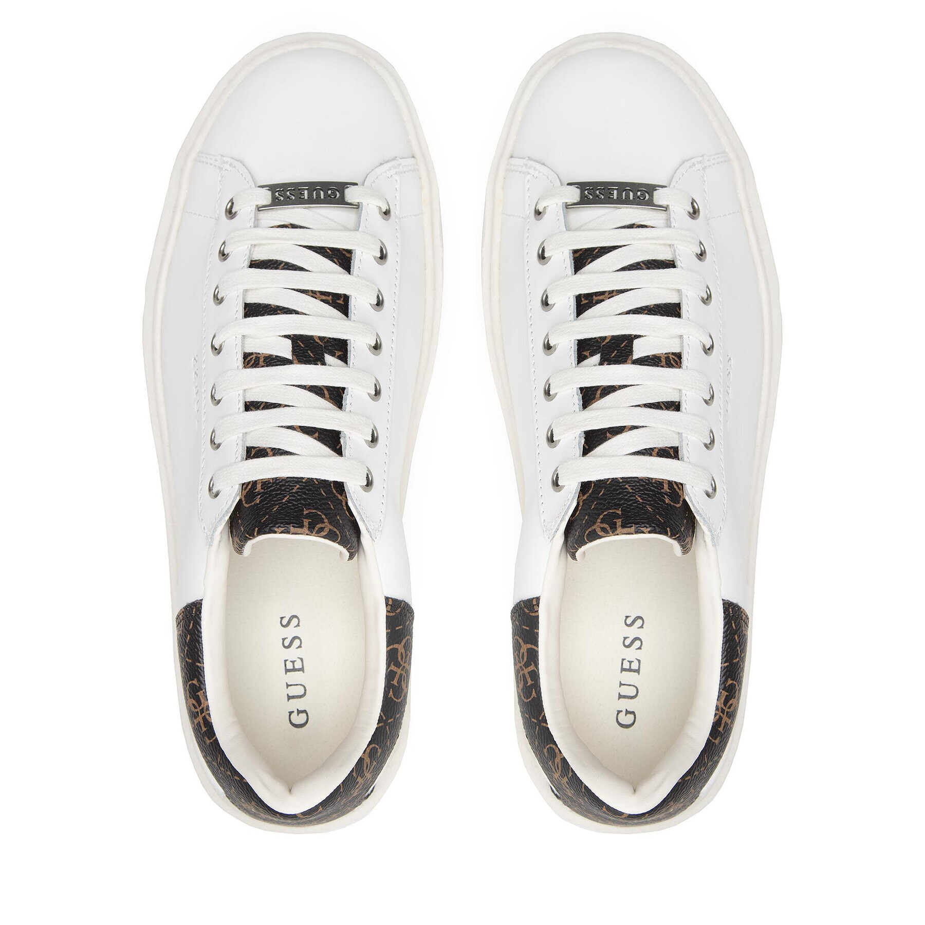 Guess Сникърси Vice FM8VIC FAB12 Бял - Pepit.bg