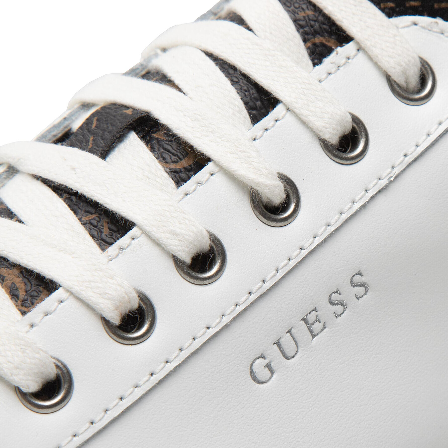 Guess Сникърси Vice FM8VIC FAB12 Бял - Pepit.bg