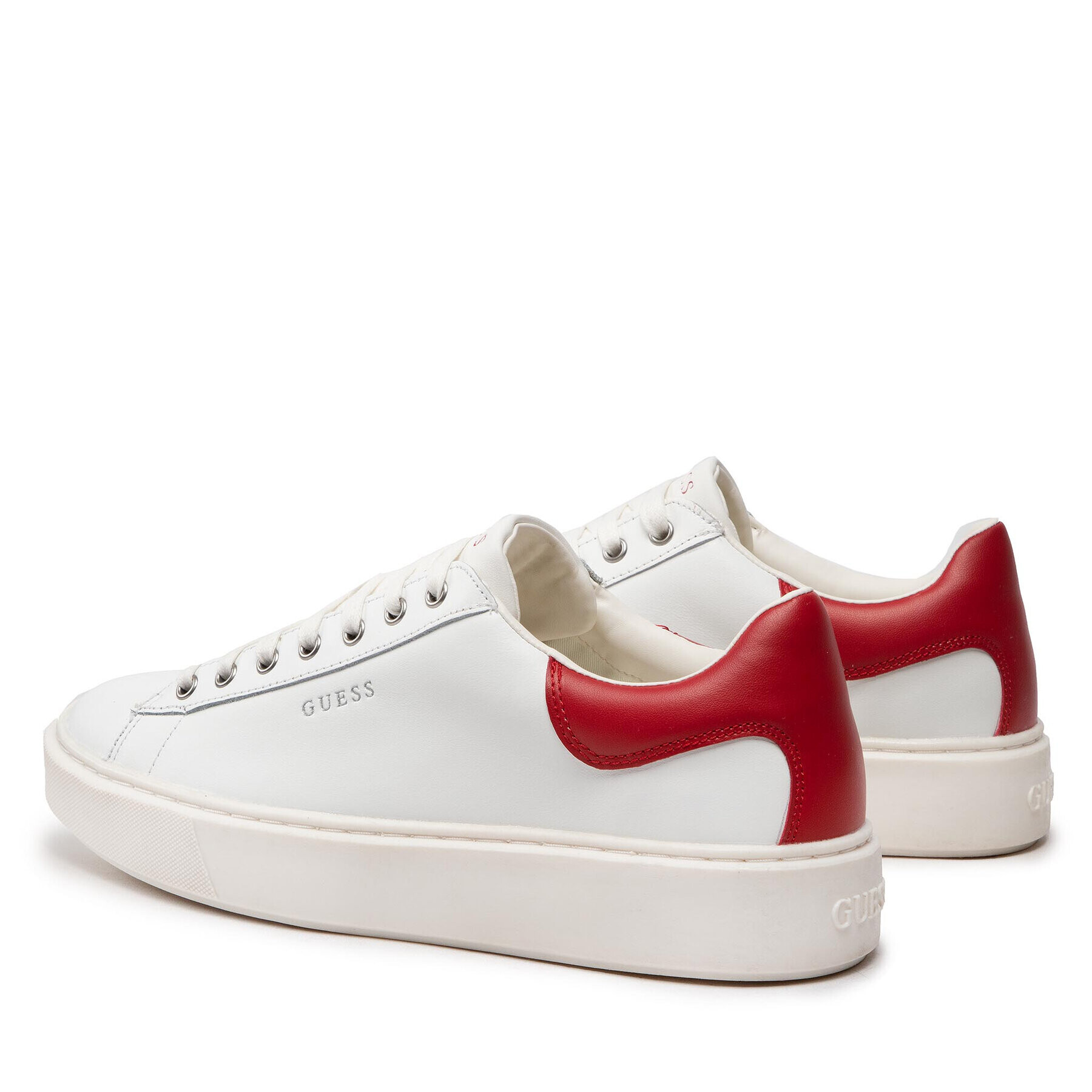 Guess Сникърси Vice FM8VIC LEA12 Бял - Pepit.bg